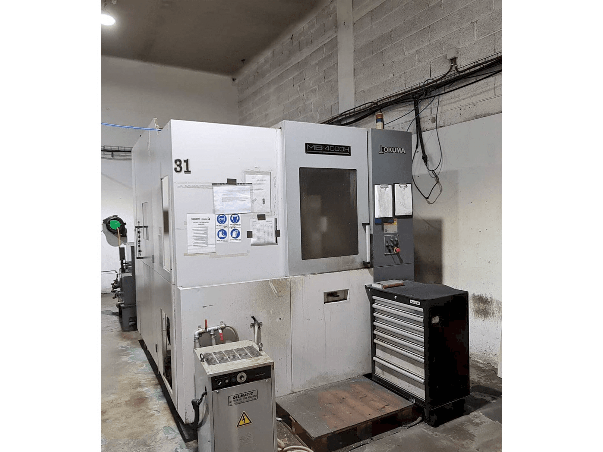 Mašīnas Okuma MB-4000H pretskats