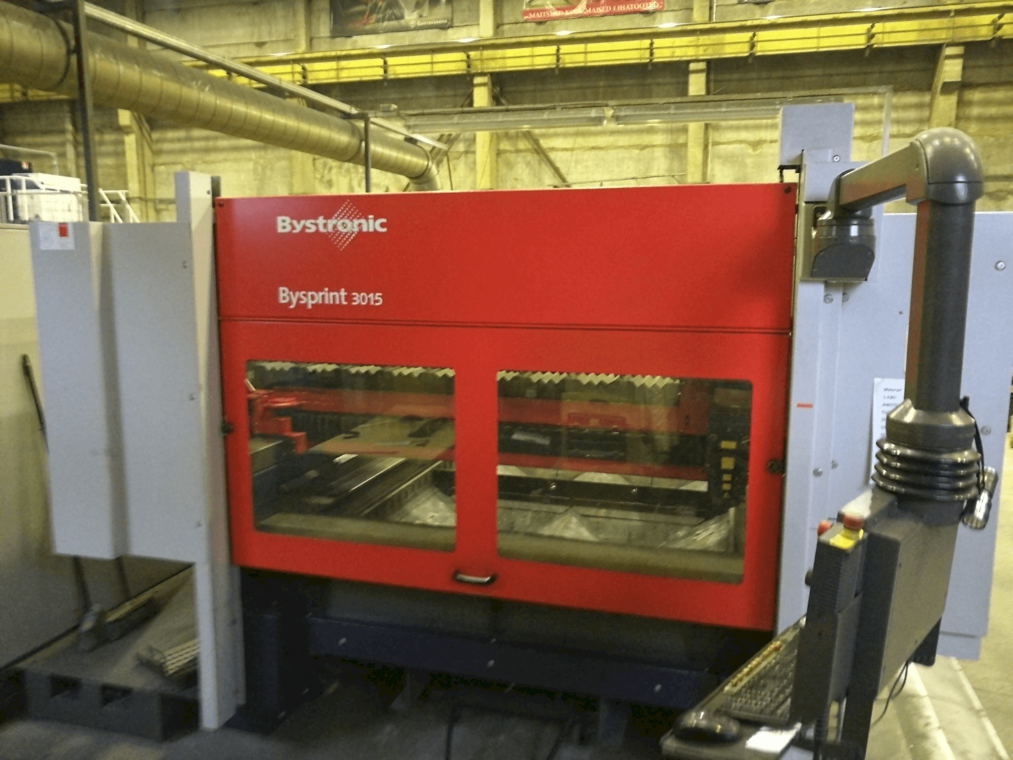 Mašīnas Bystronic Bysprint 3015 pretskats