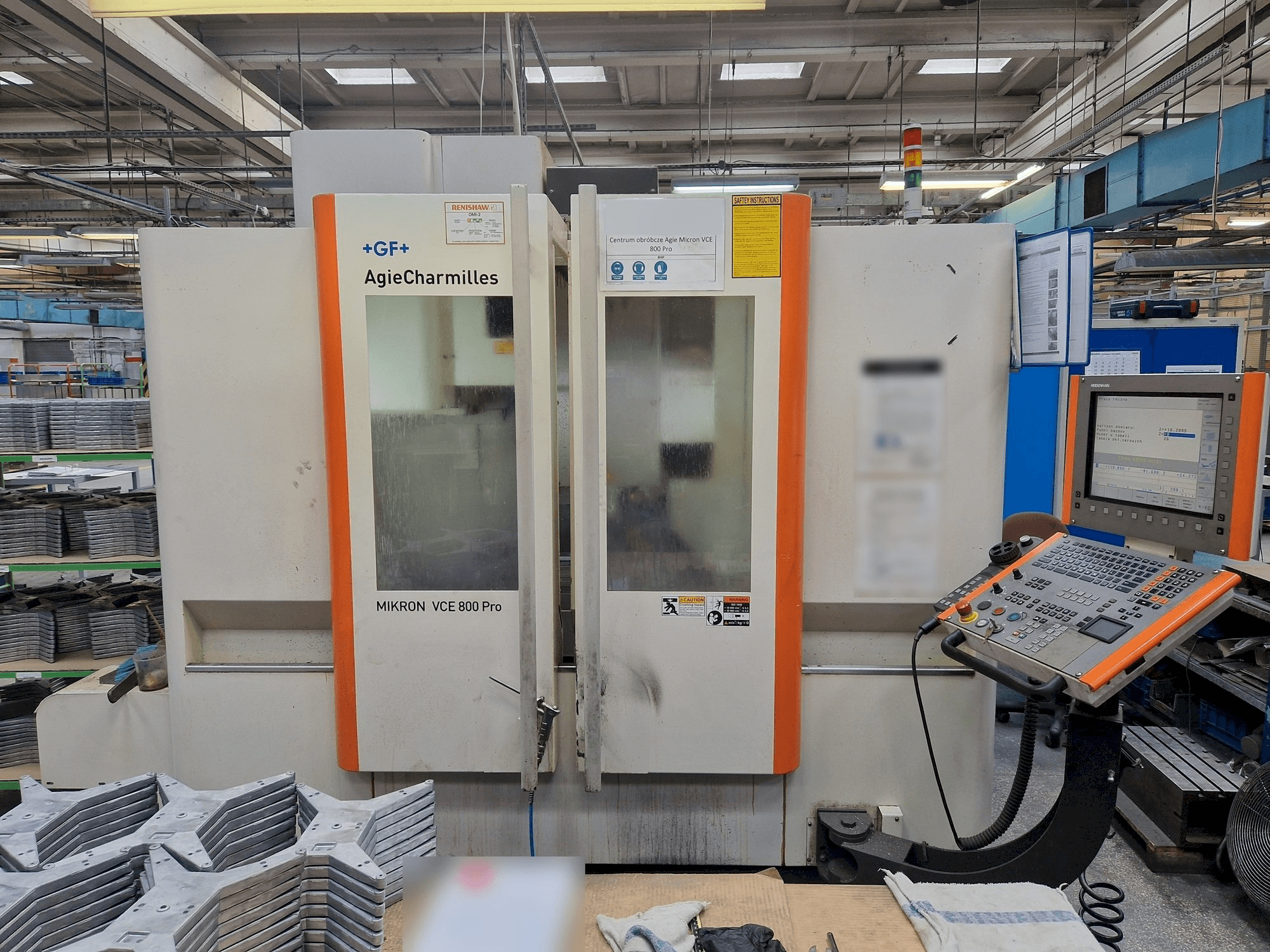 Mašīnas AgieCharmilles MIKRON VCE 800 PRO pretskats