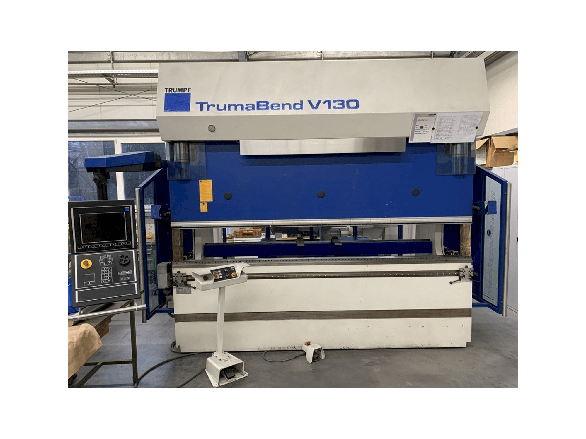 Mašīnas Trumpf TrumaBend V130X pretskats