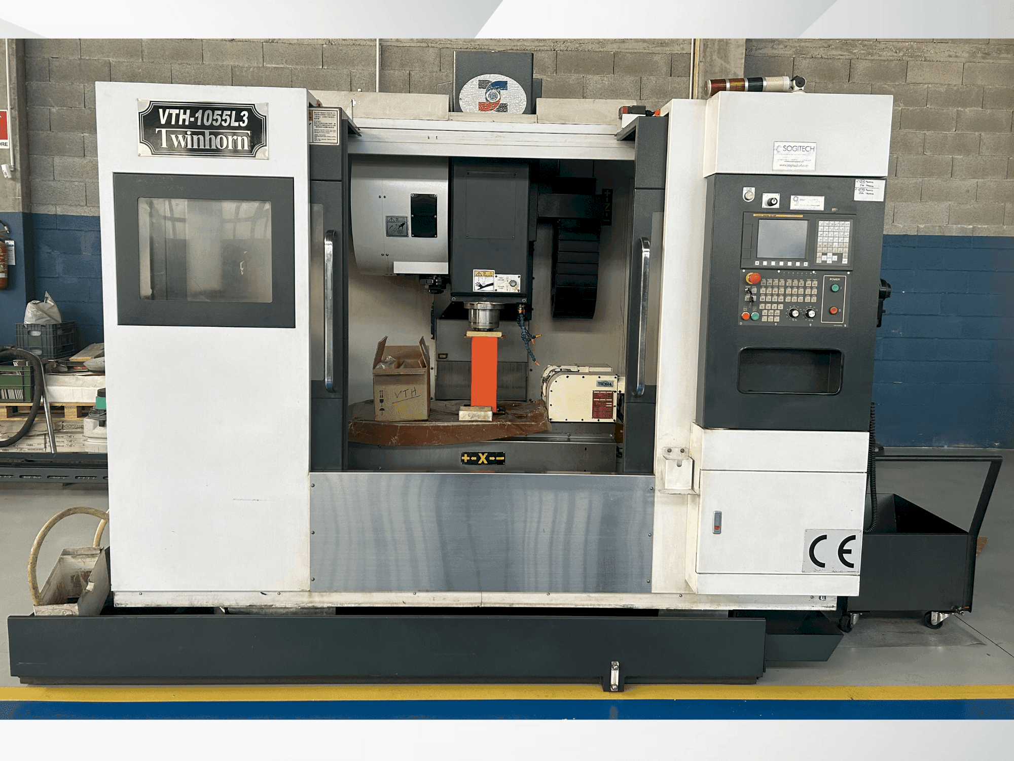 Mašīnas Twinhorn VTH-1055L3 pretskats