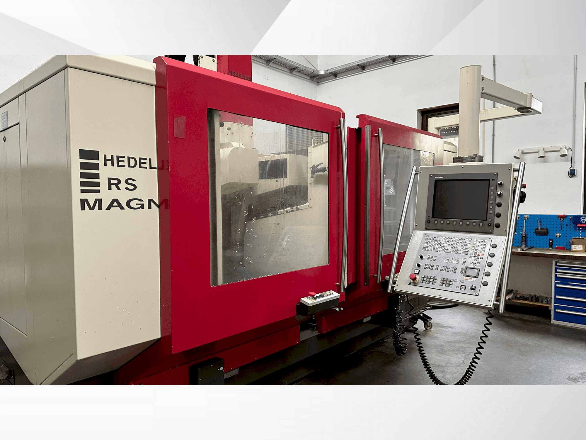 Mašīnas HEDELIUS RS60KM-2000 pretskats