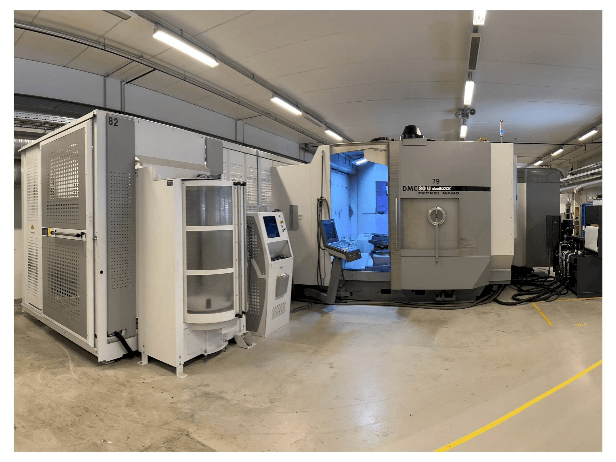 Mašīnas DMG DMC 80 U duoBLOCK pretskats