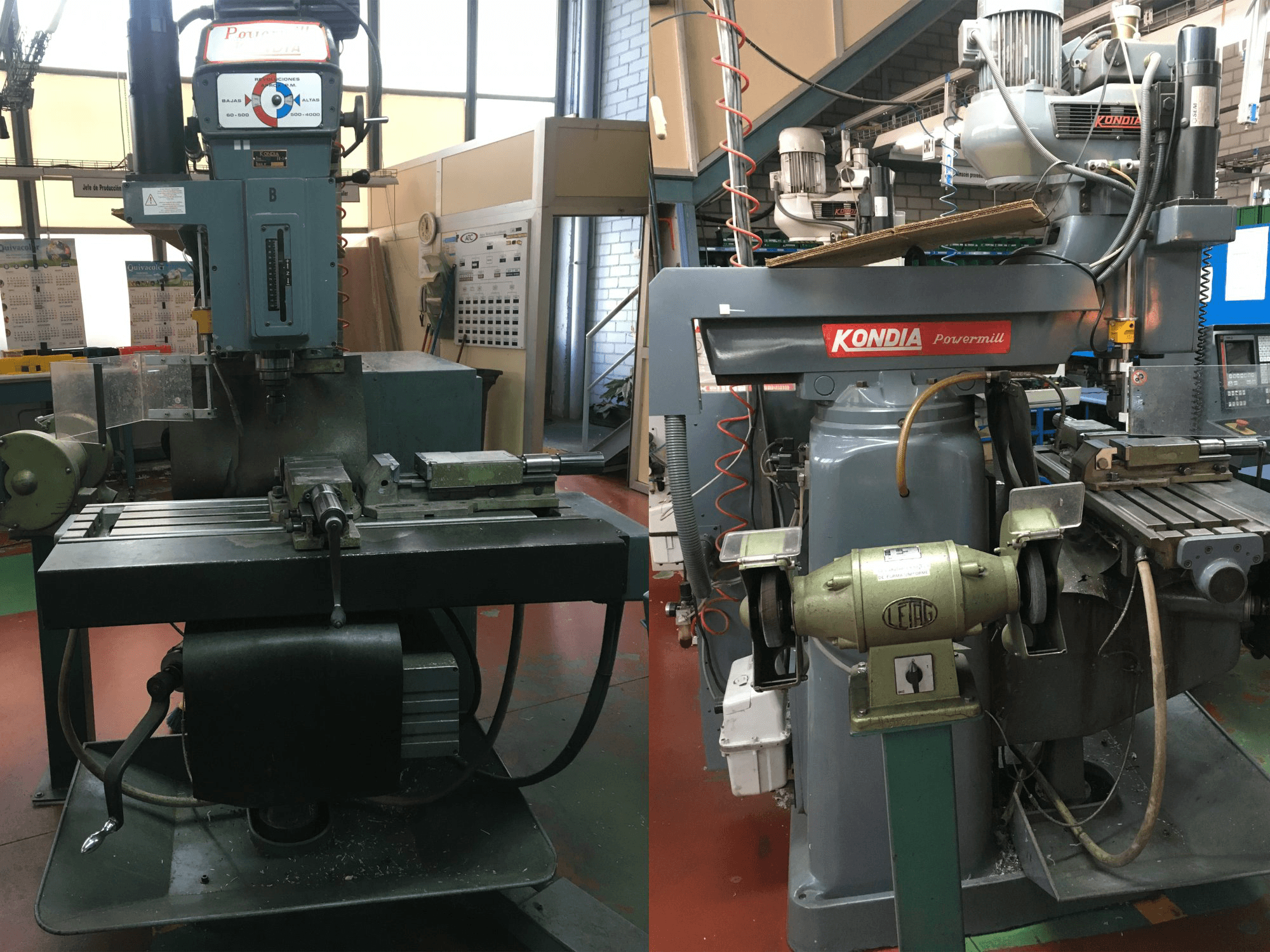 Mašīnas KONDIA Powermill FV-1 CNC vadības bloks