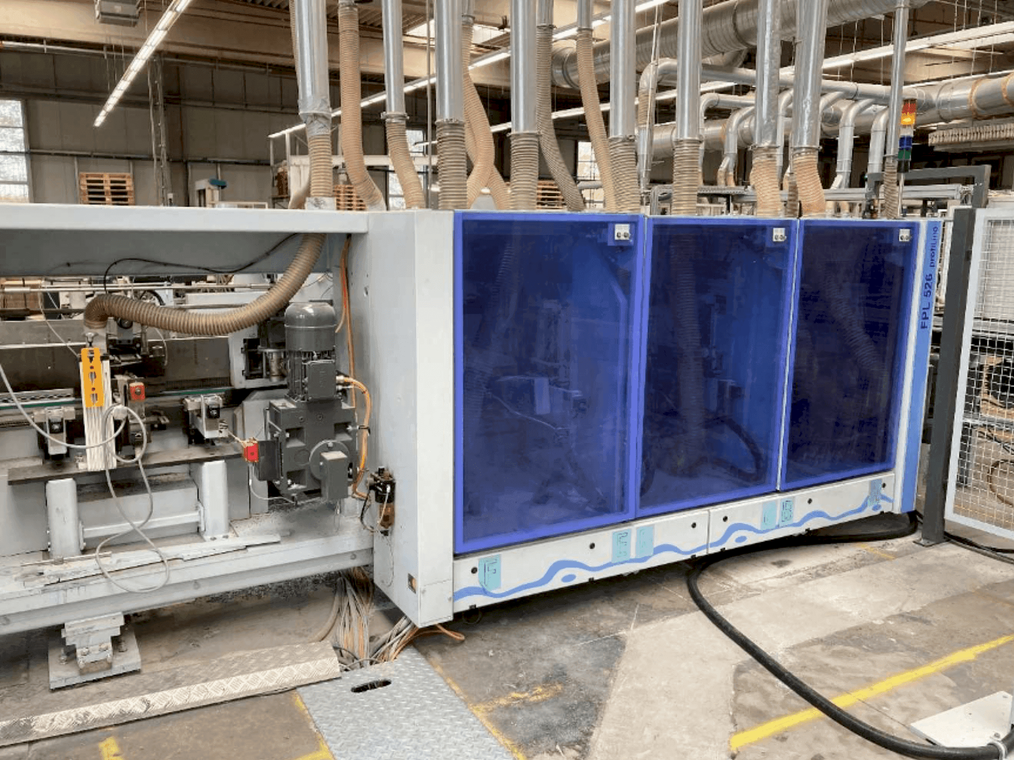 Mašīnas HOMAG PROFI FPL 525/6/04/PW/V LVT Profiling System pretskats