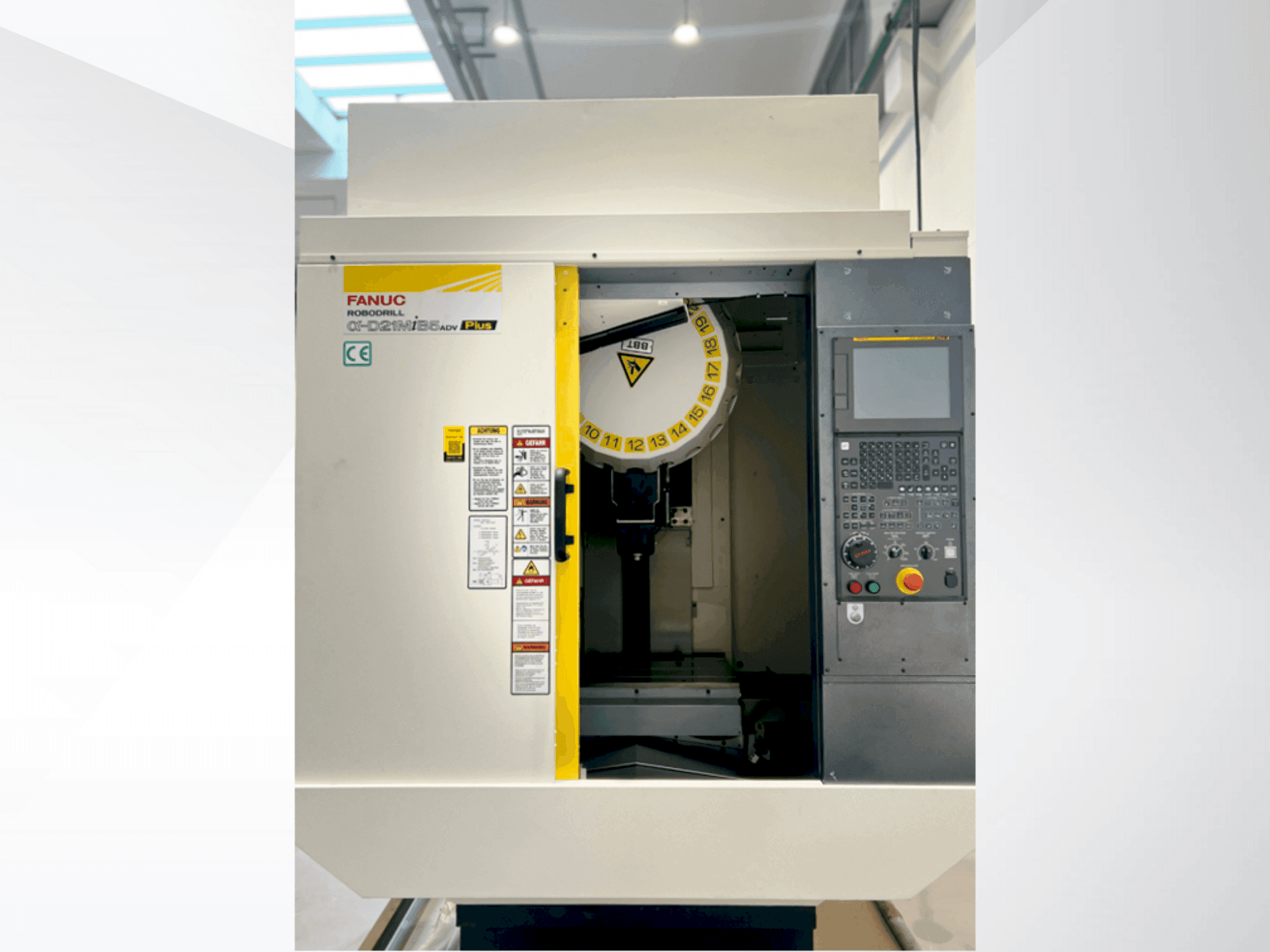 Mašīnas FANUC α-D21MiB5ADV Plus pretskats