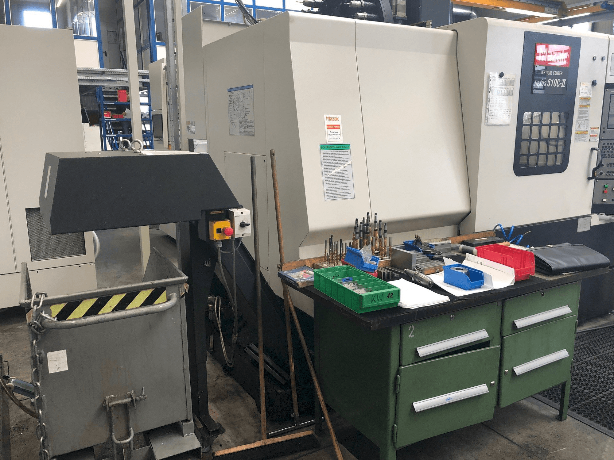 Mašīnas Mazak Nexus 510C-II pretskats