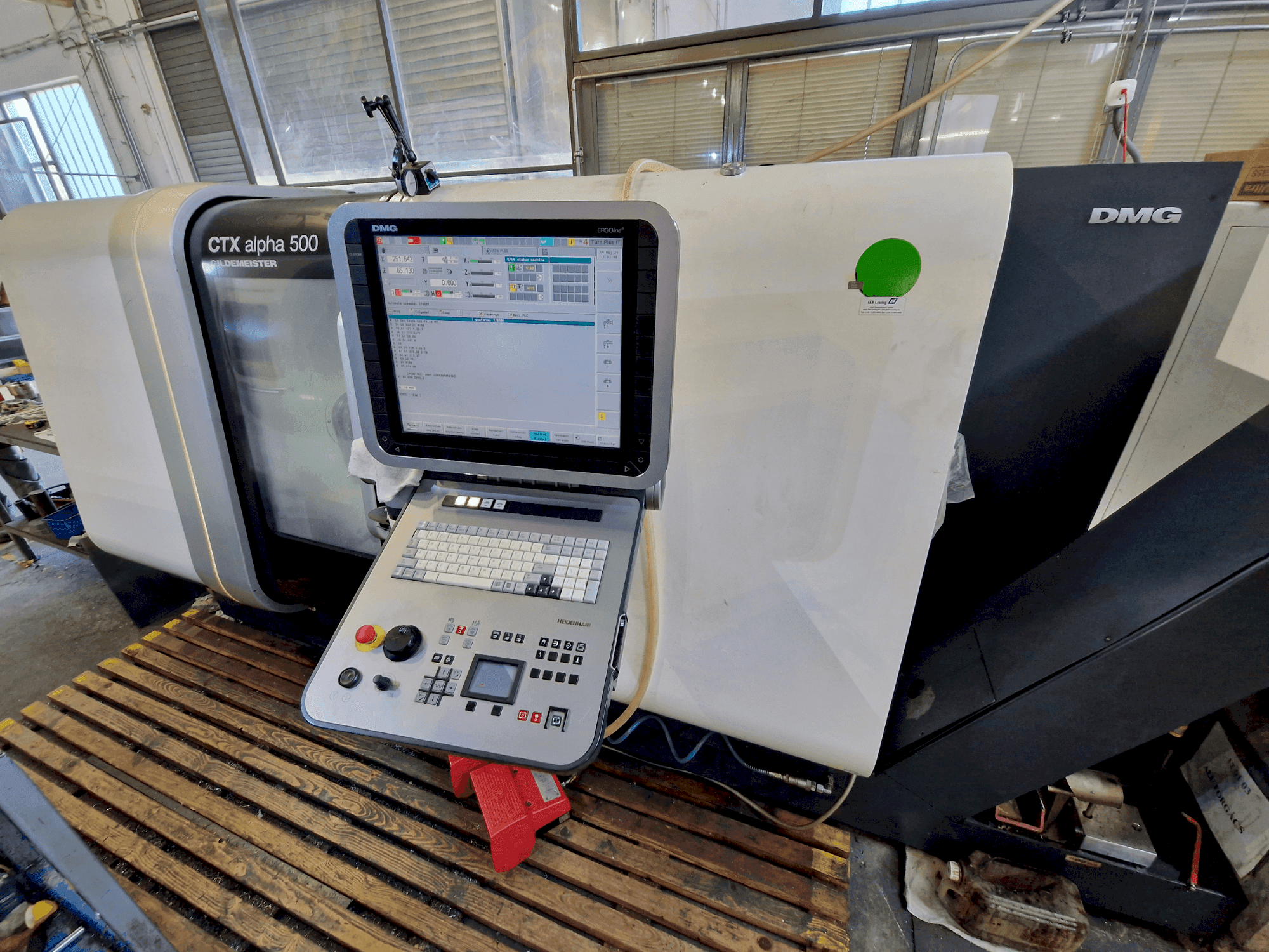 Mašīnas DMG MORI CTX ALPHA 500 V6 pretskats