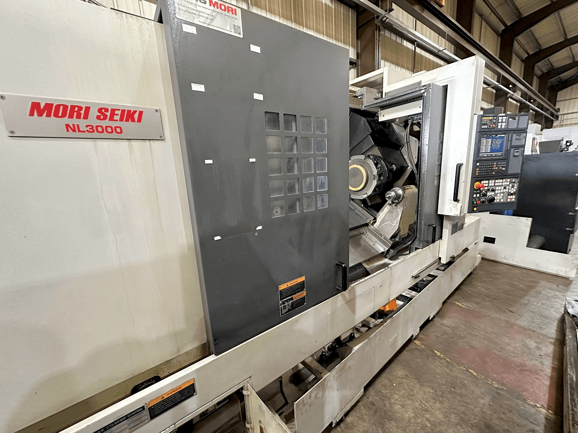 Mašīnas MORI SEIKI NL3000Y/1250 pretskats