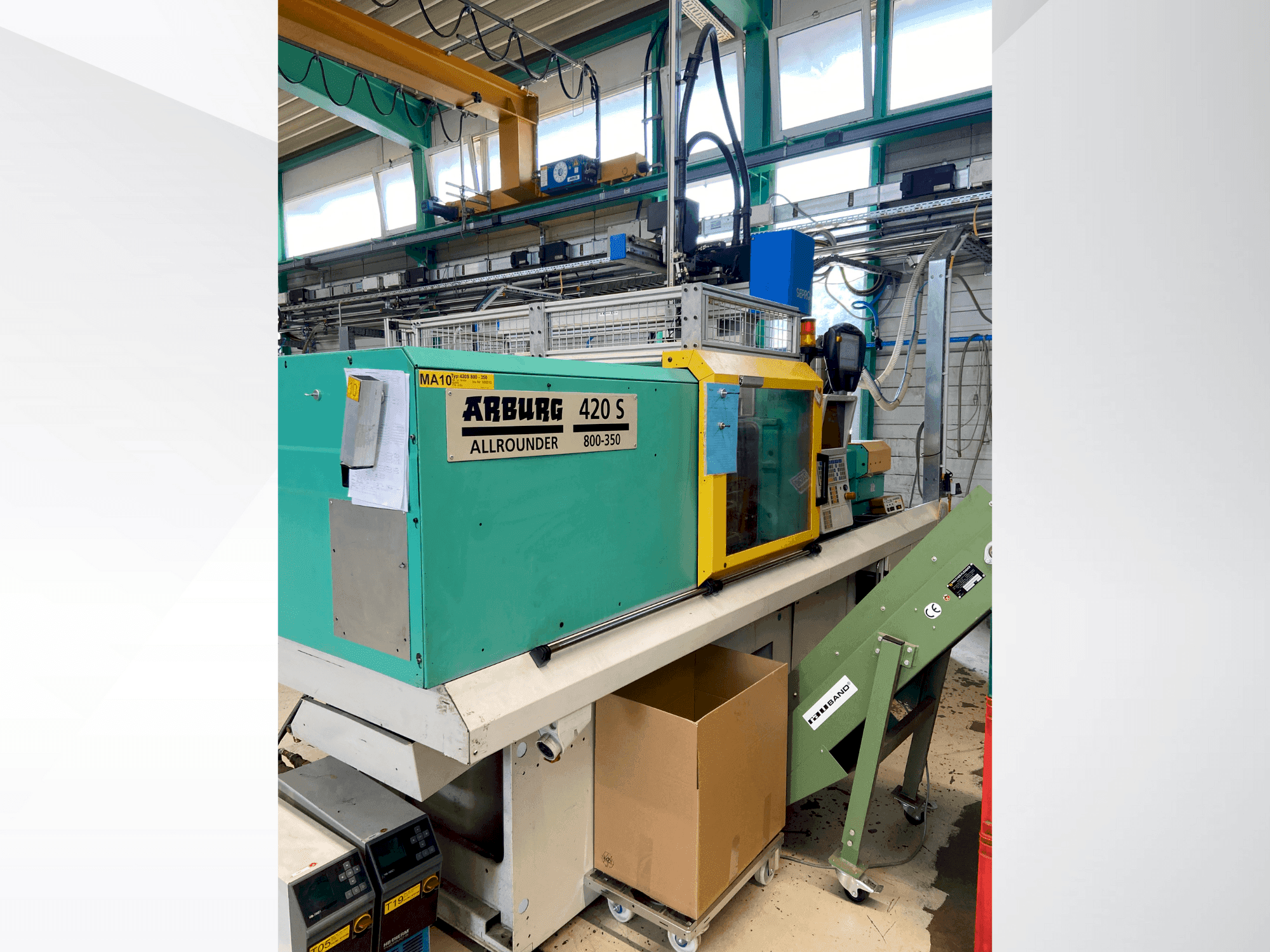 Mašīnas Arburg Allrounder 420 S 800-350 pretskats