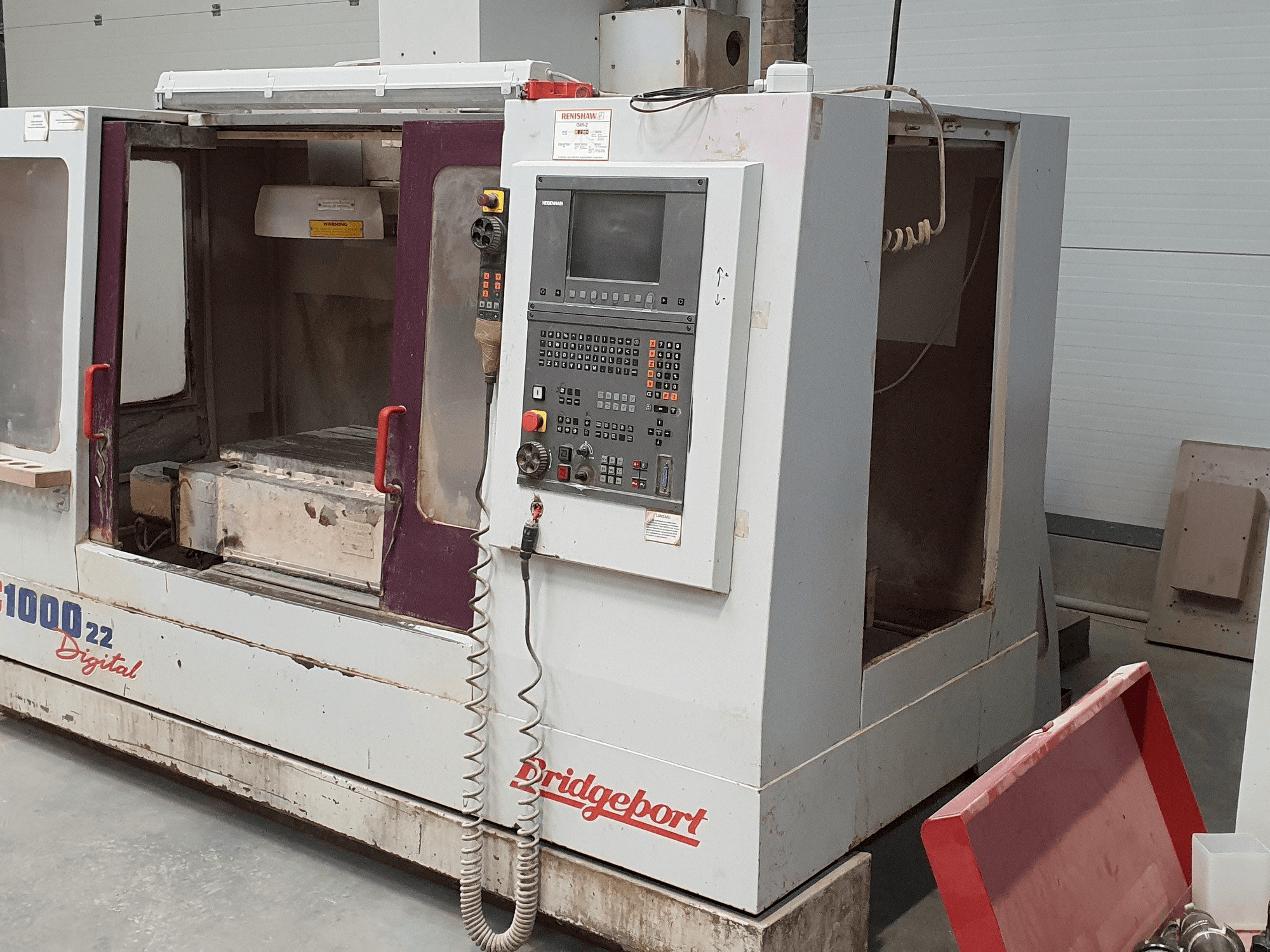 Mašīnas Bridgeport VMC 1000/22 pretskats
