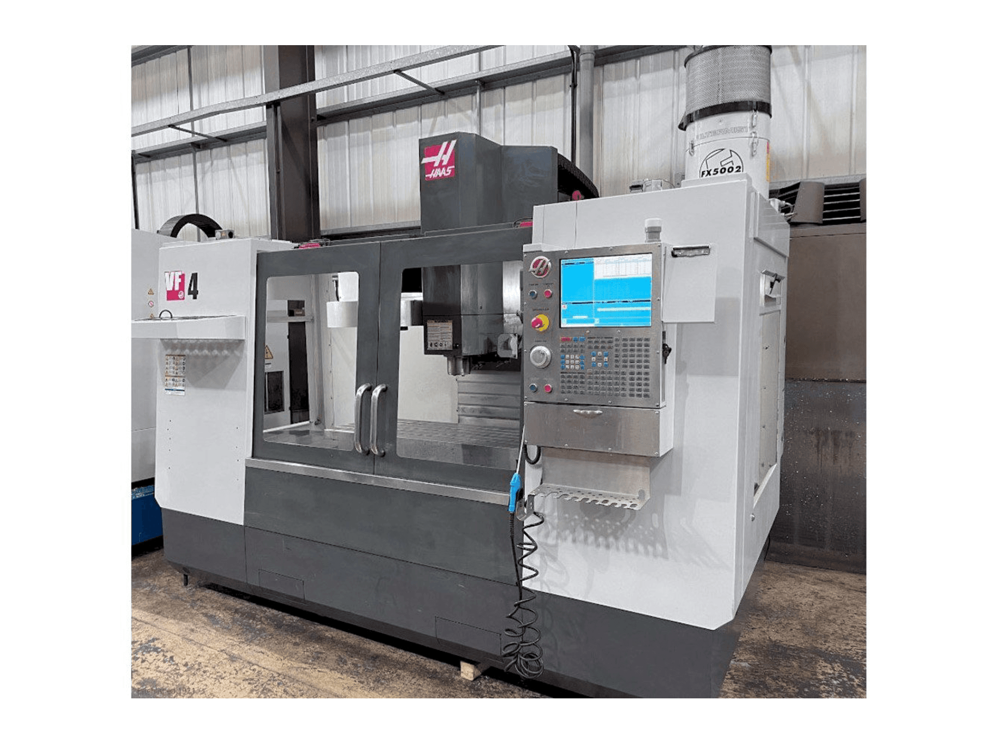 Mašīnas HAAS VF-4 pretskats