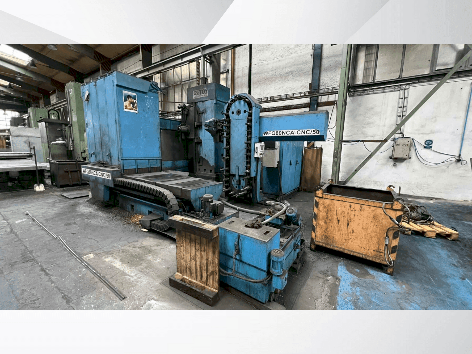 Mašīnas TOS WFQ80NCA-CNC/50 pretskats