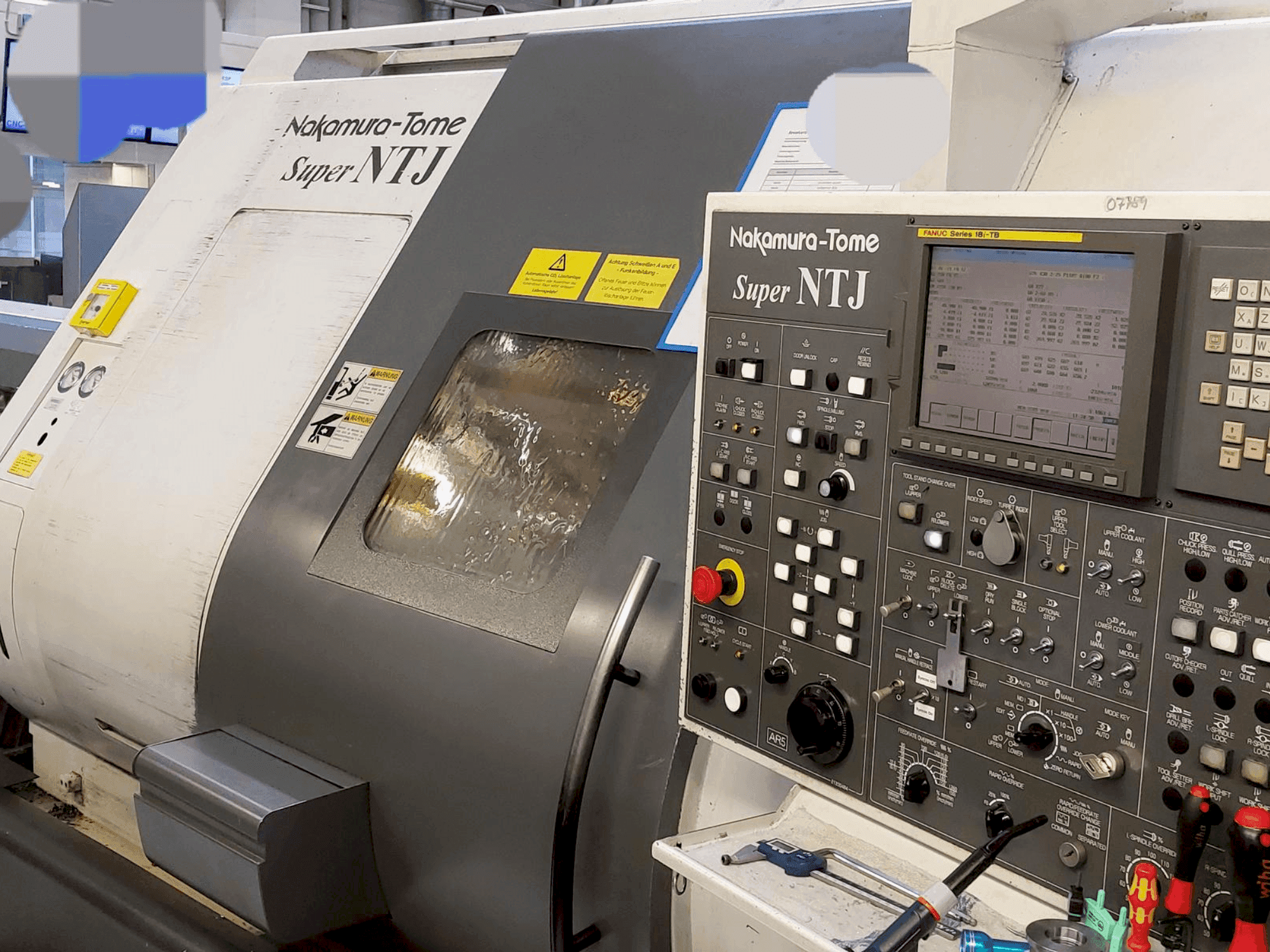 Mašīnas NAKAMURA Super NTJ (2006) pretskats