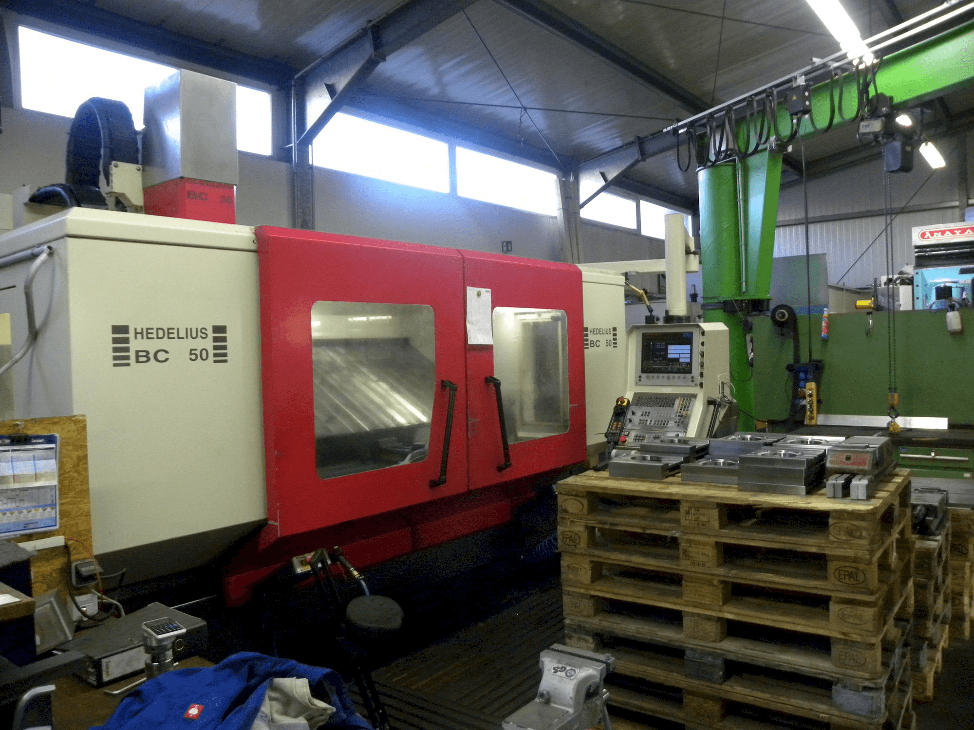 Mašīnas HEDELIUS BC-50 pretskats