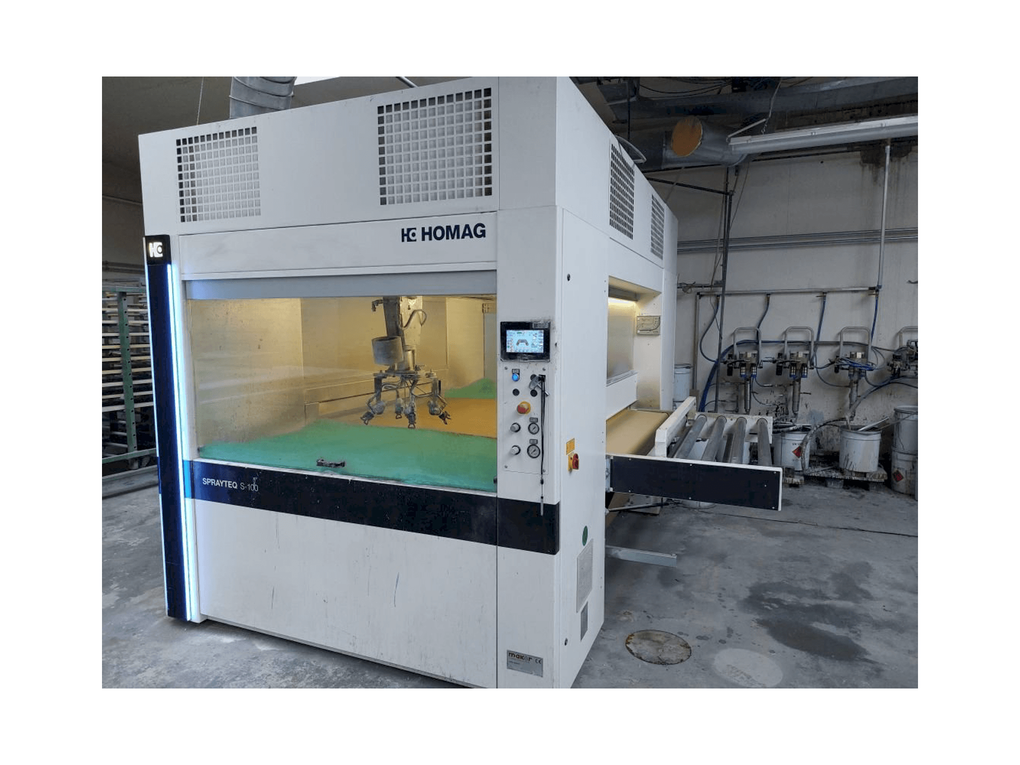 Mašīnas HOMAG SPRAYTEQ S-100 pretskats