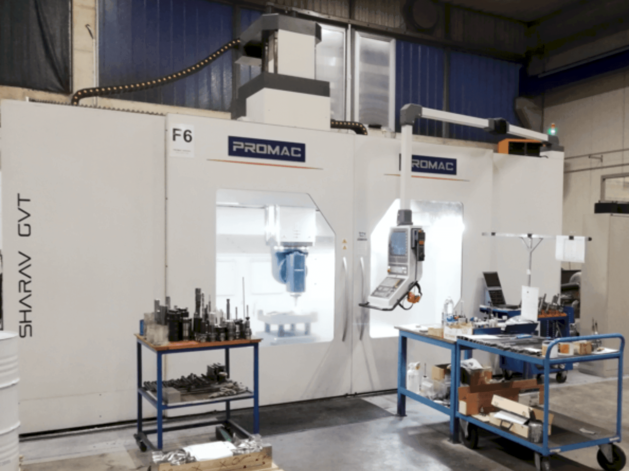 Mašīnas PROMAC SHARAV GTV 3.5 pretskats