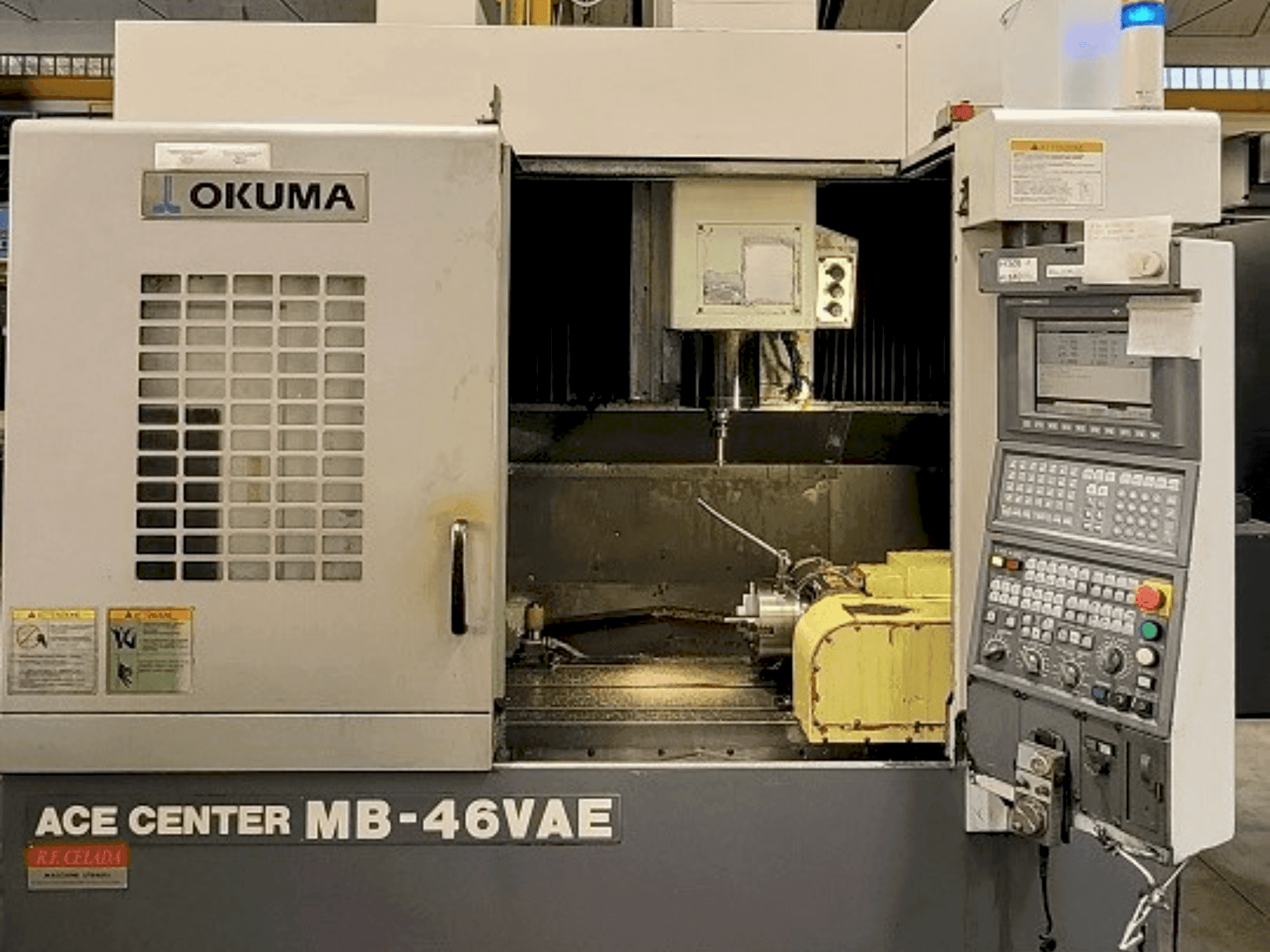Mašīnas Okuma MB-46VAE pretskats
