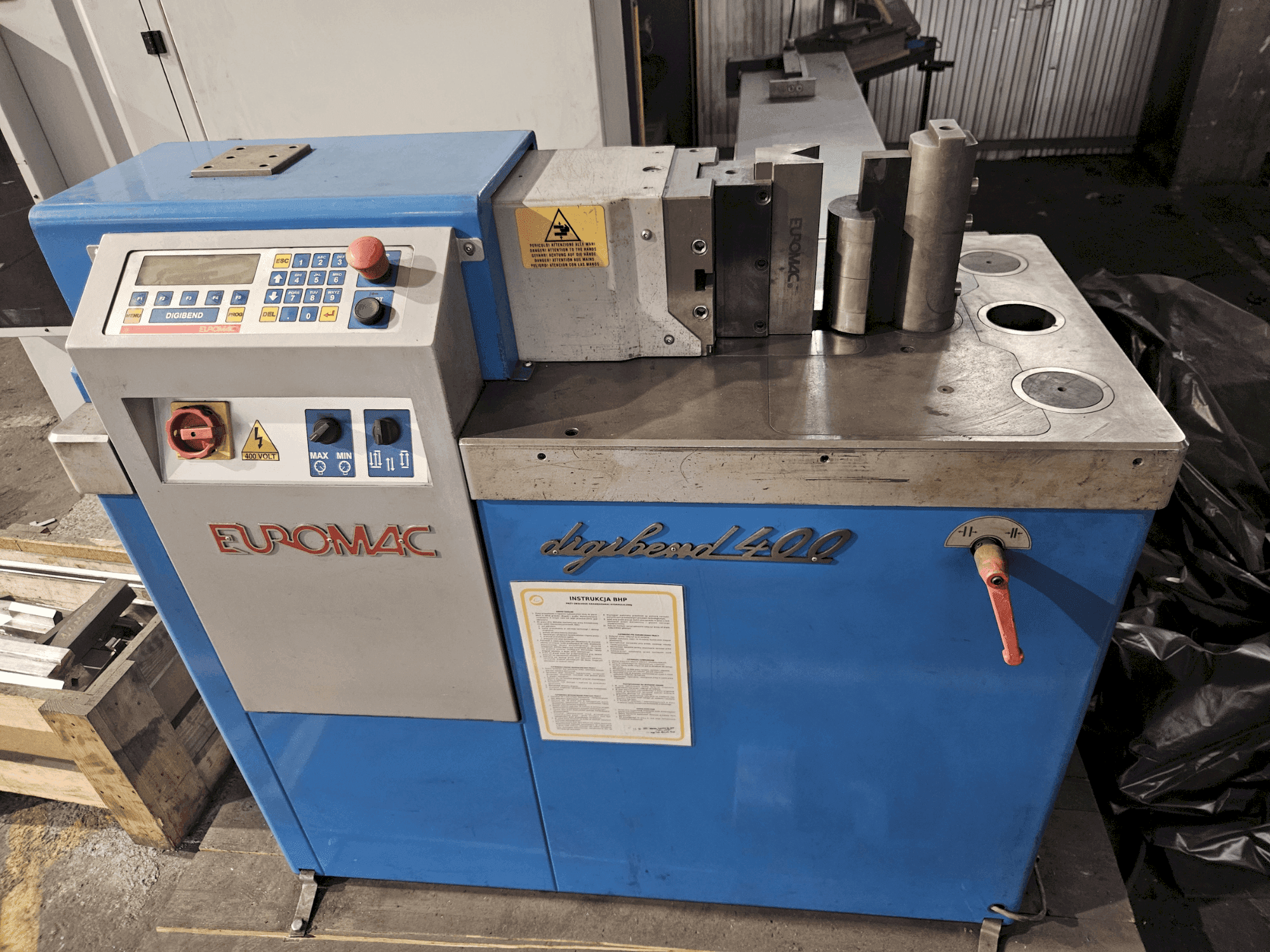 Mašīnas Euromac DIGIBEND 400 CNC pretskats