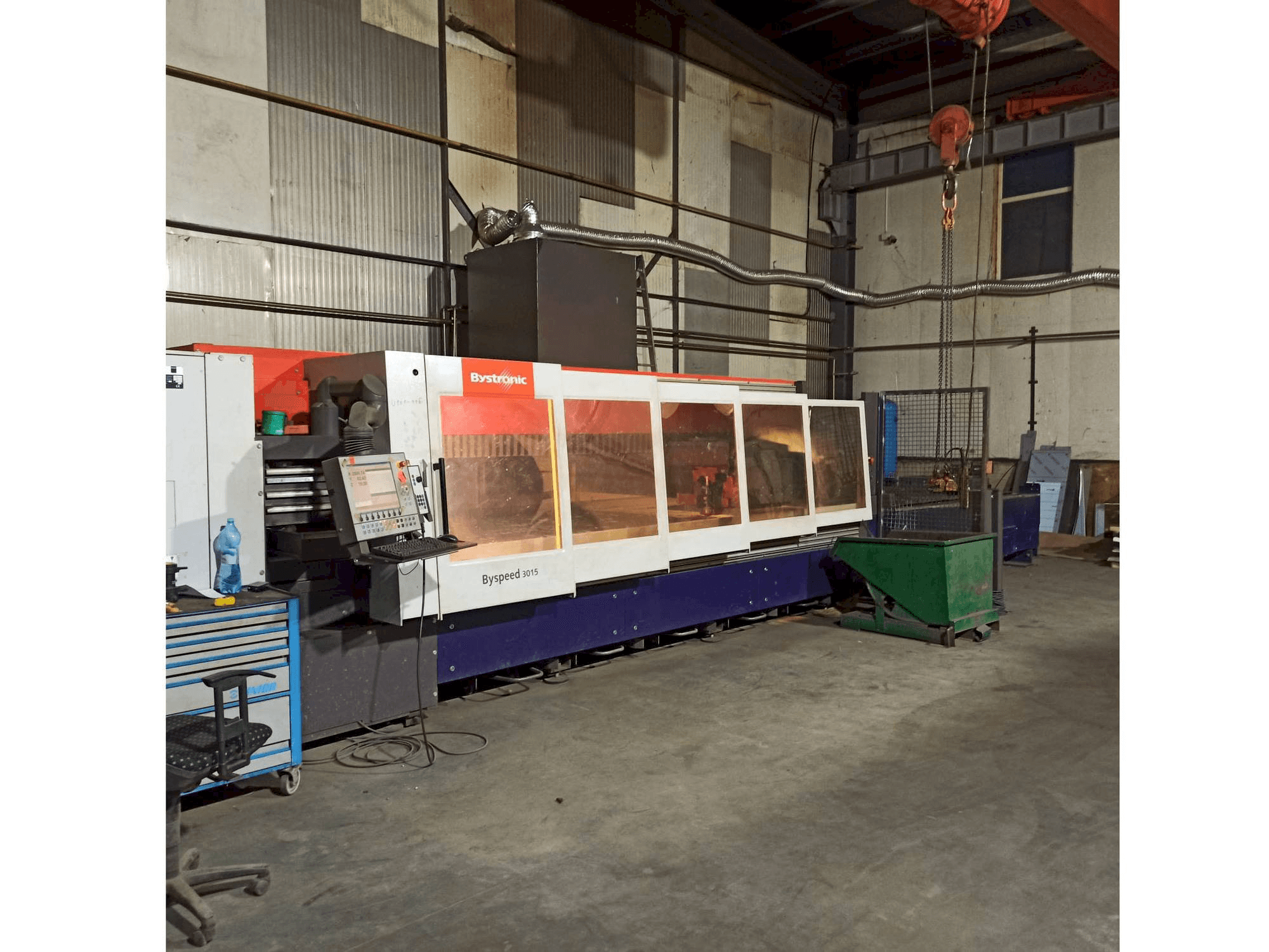 Mašīnas Bystronic BySpeed 3015 pretskats