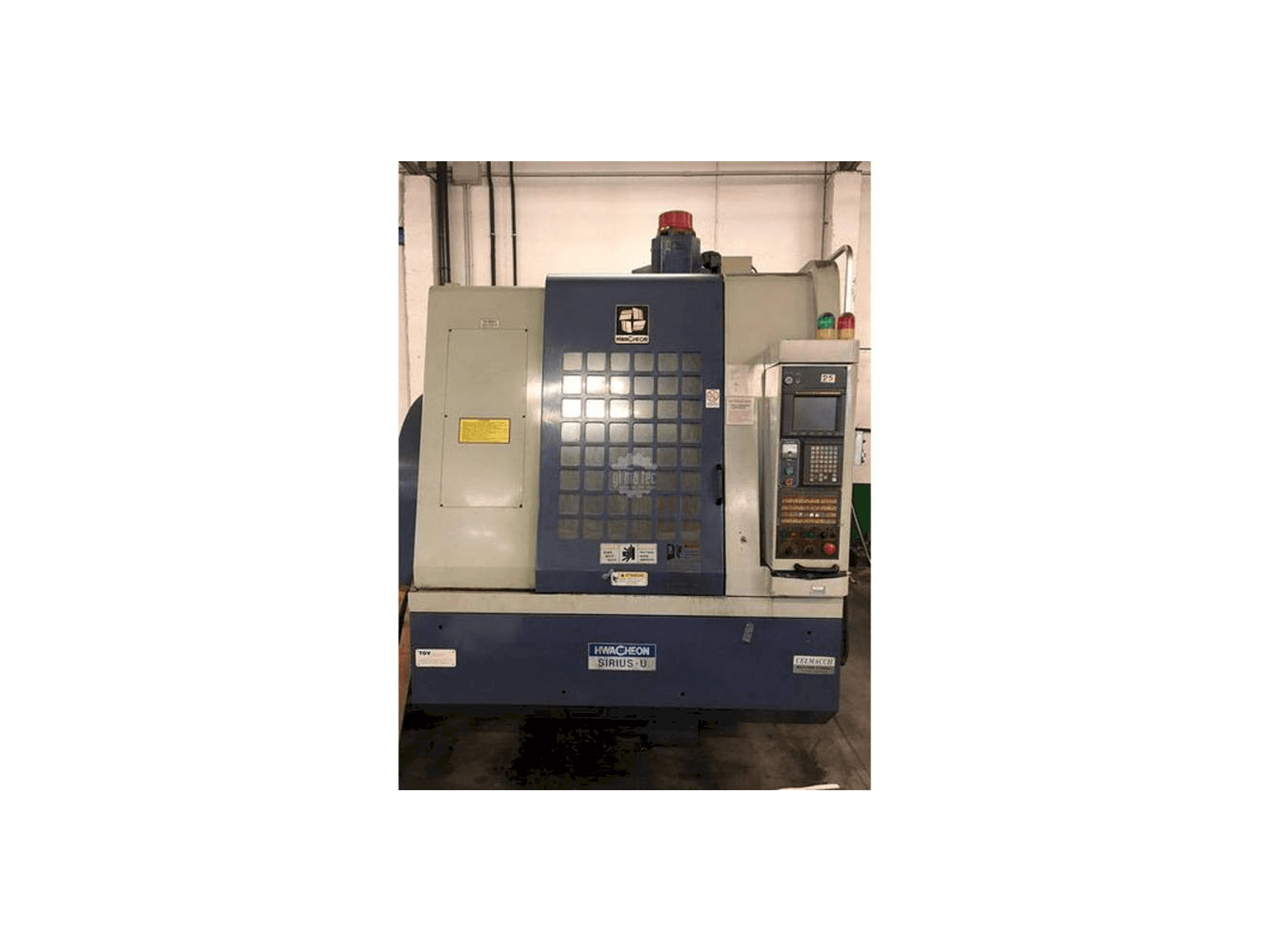 Mašīnas HWACHEON SIRIUS U pretskats