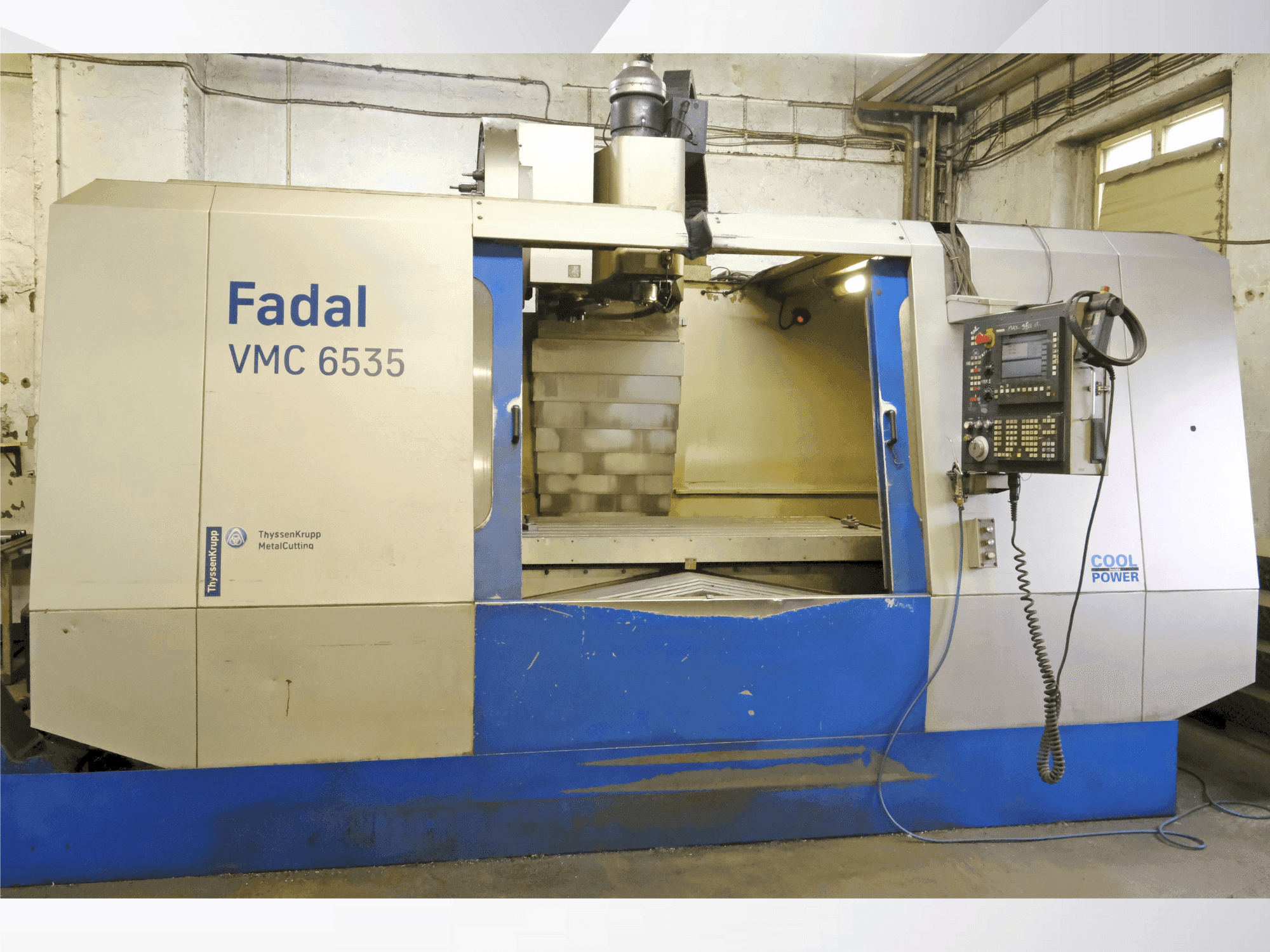 Mašīnas FADAL VMC 6535 HT pretskats