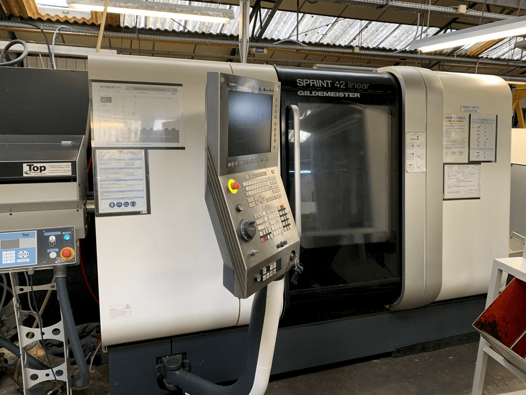 Mašīnas DMG SPRINT 42 linear pretskats