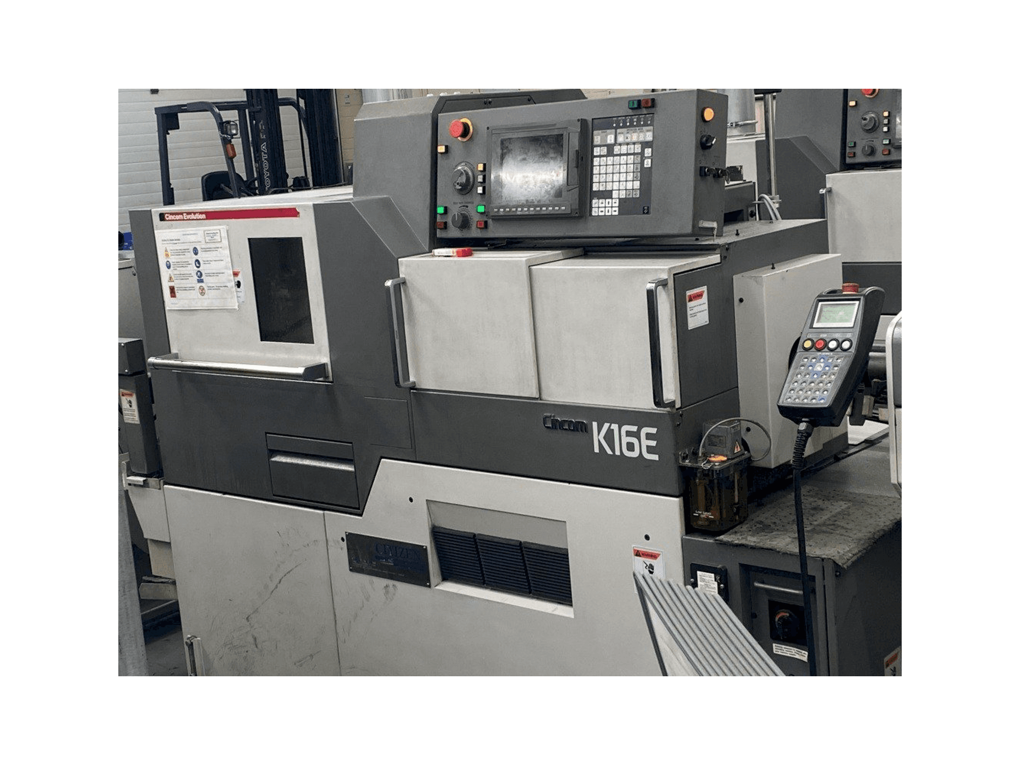 Mašīnas Citizen Cincom K16EVIIP pretskats