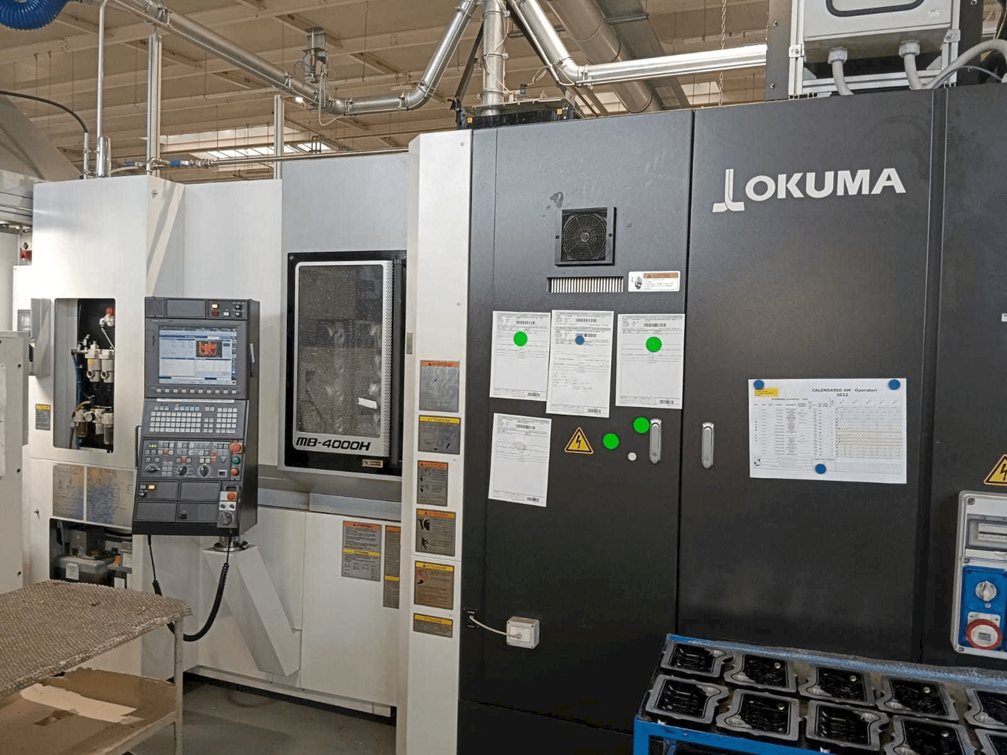 Mašīnas Okuma MB-4000H pretskats