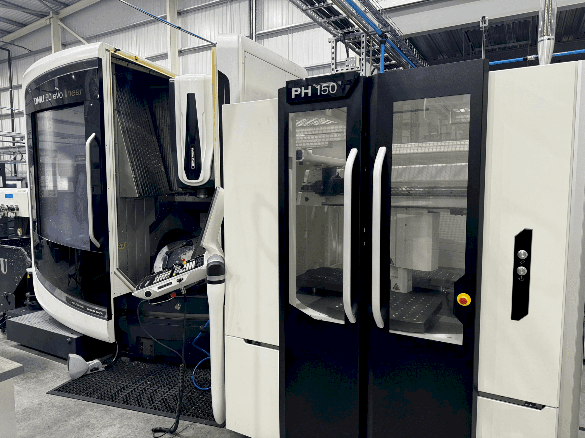 Mašīnas DMG MORI DMU 60 eVo + PH150 pretskats