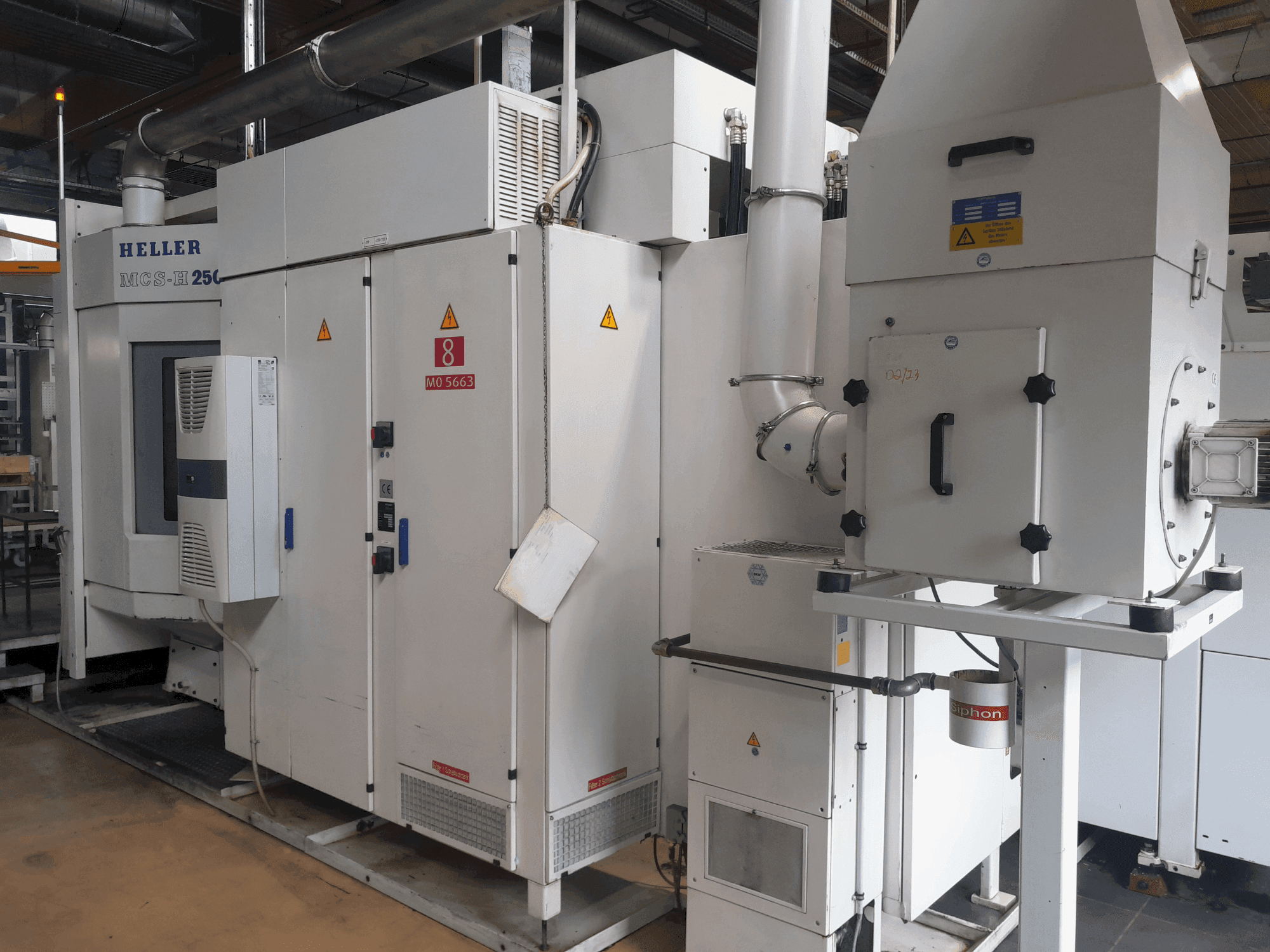 Mašīnas HELLER MCS-H 250 pretskats