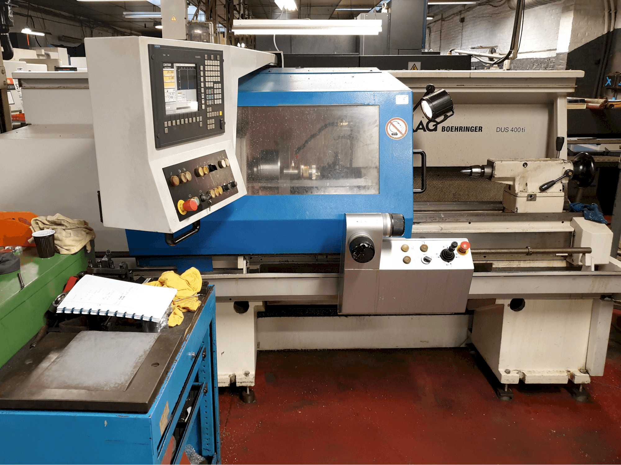 Mašīnas BOEHRINGER DUS 400 ti pretskats