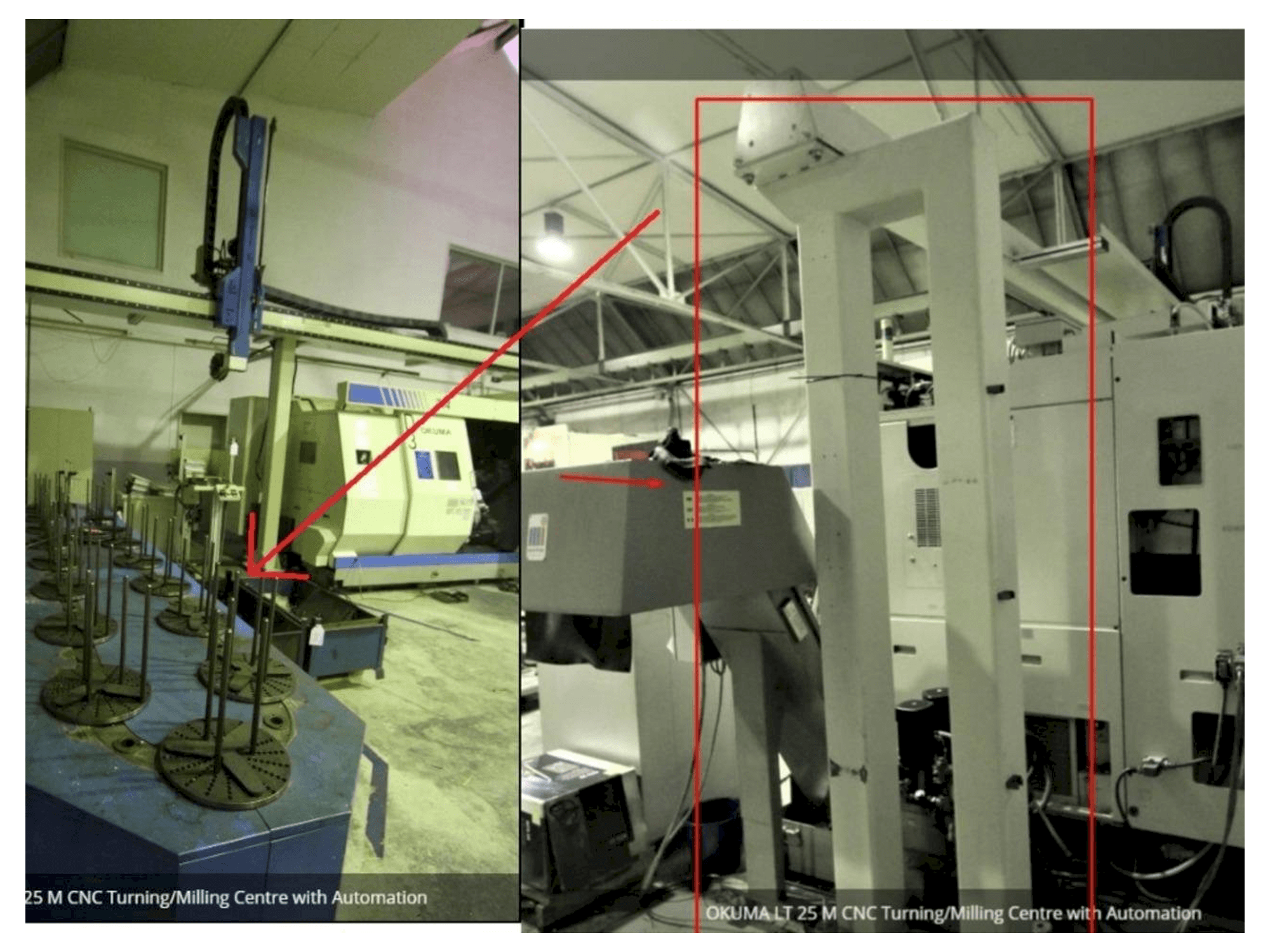 Mašīnas Okuma LT 25 M pretskats
