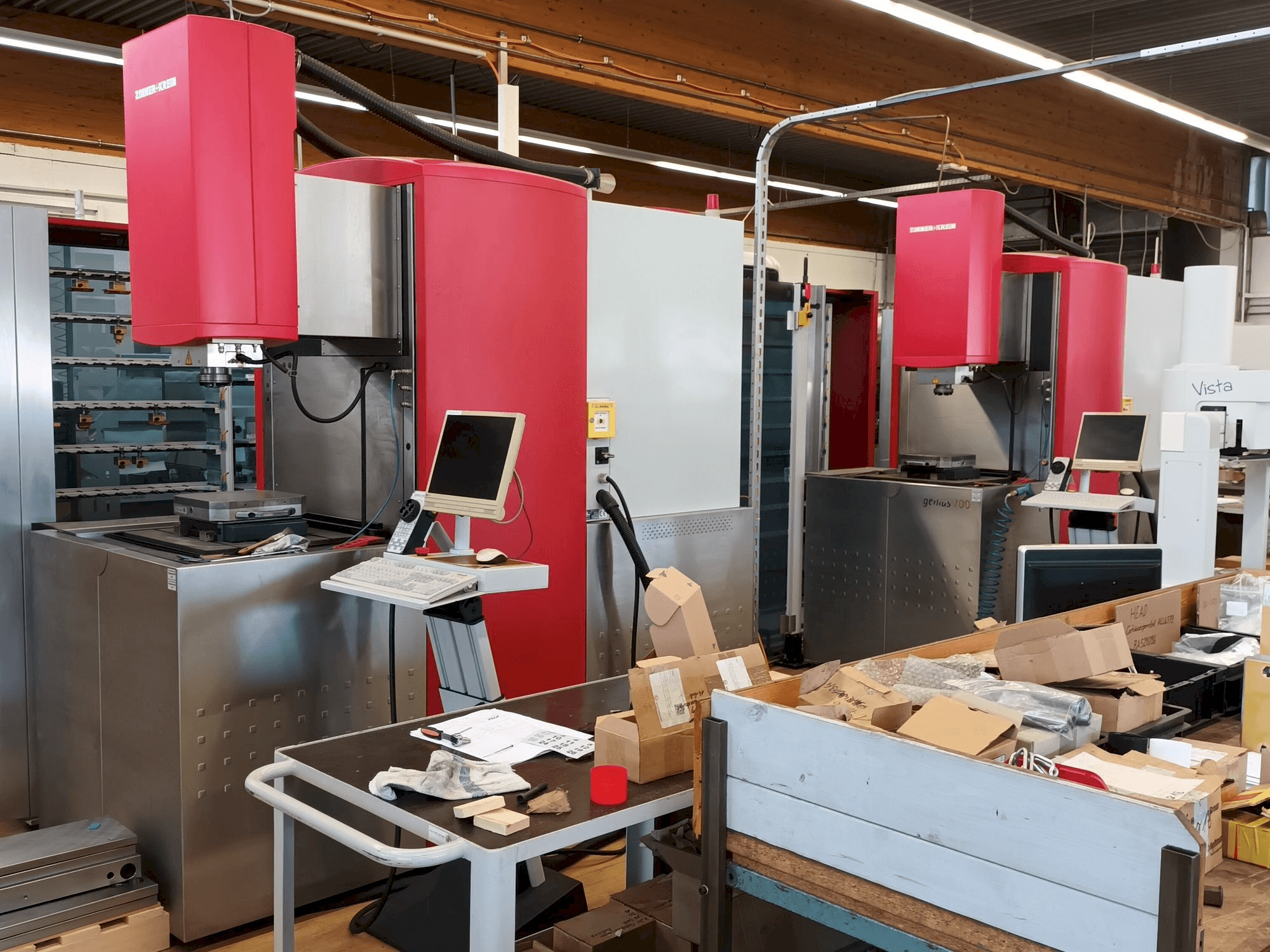 Mašīnas Zimmer+Kreim Genius 700 pretskats