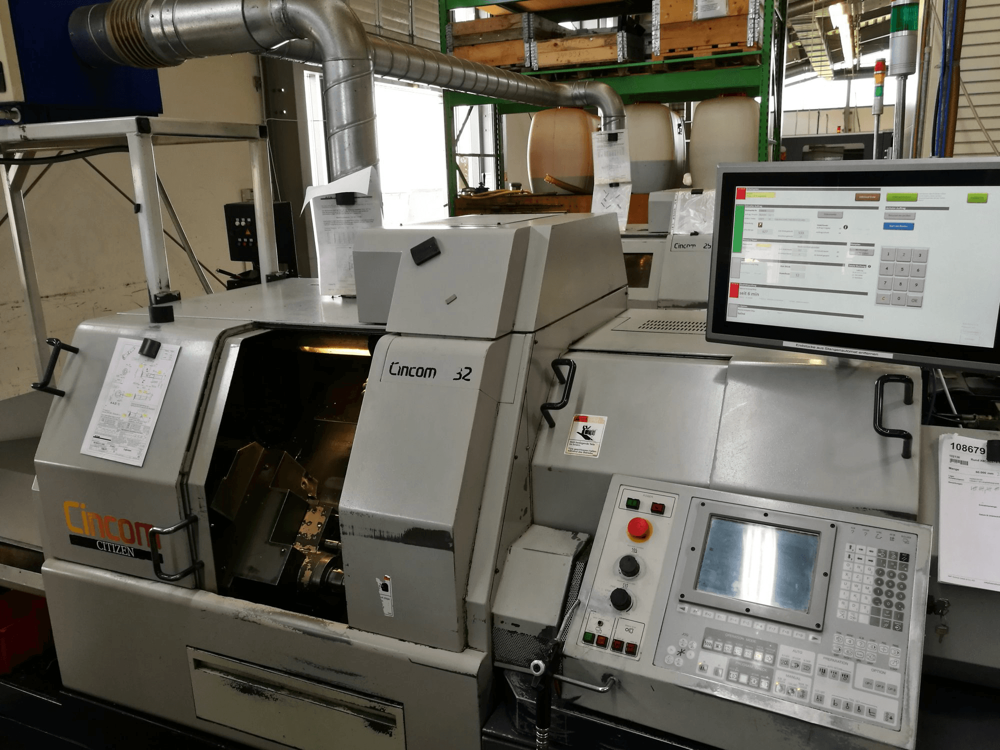 Mašīnas CITIZEN CINCOM L32 pretskats