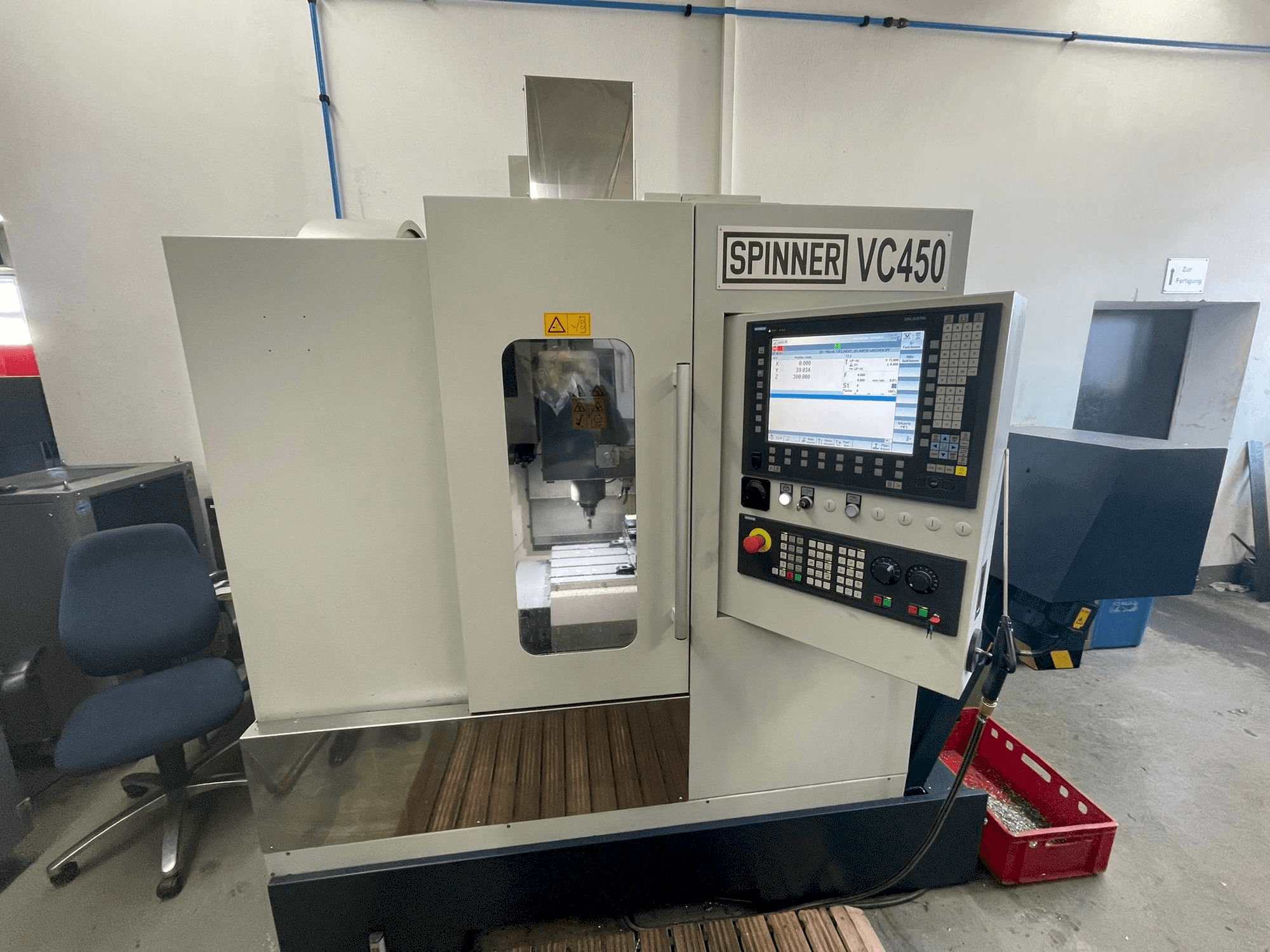 Mašīnas SPINNER VC 450 pretskats