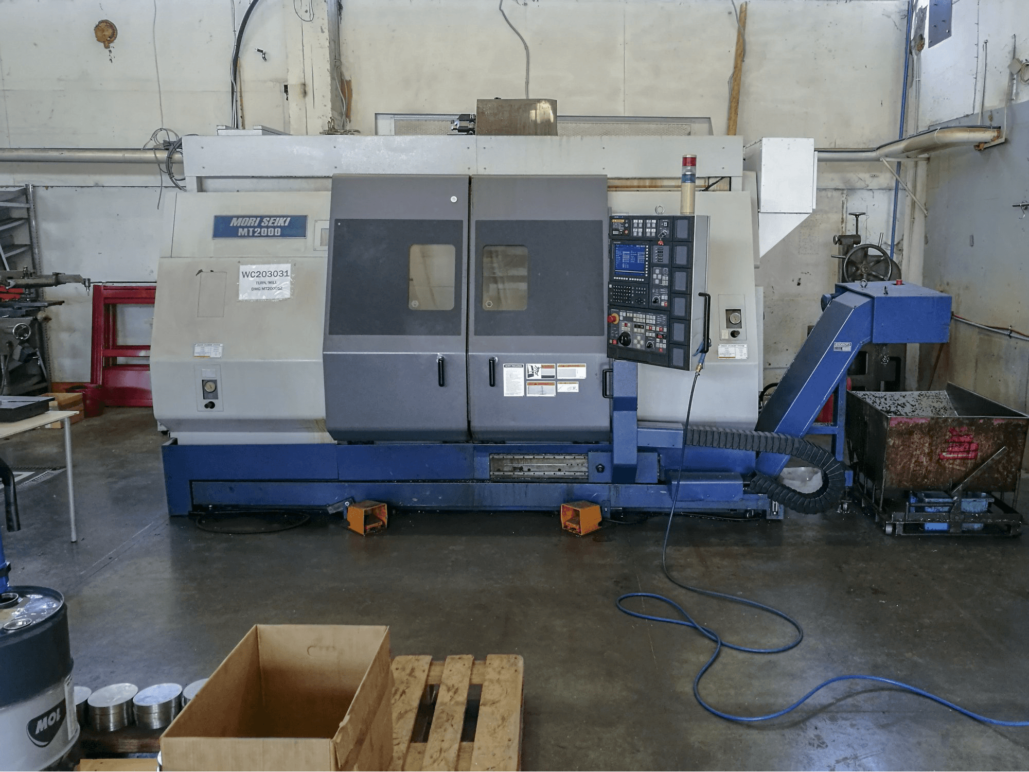 Mašīnas MORI SEIKI MT-2000 SZ pretskats