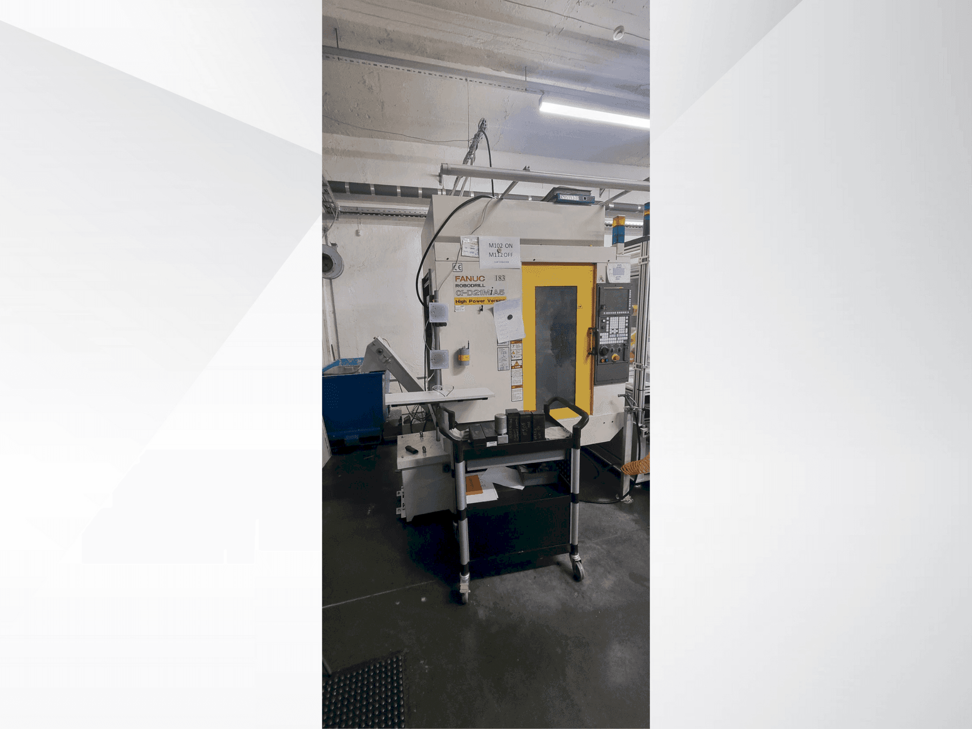 Mašīnas FANUC Robodrill α-D21 MiA5 pretskats