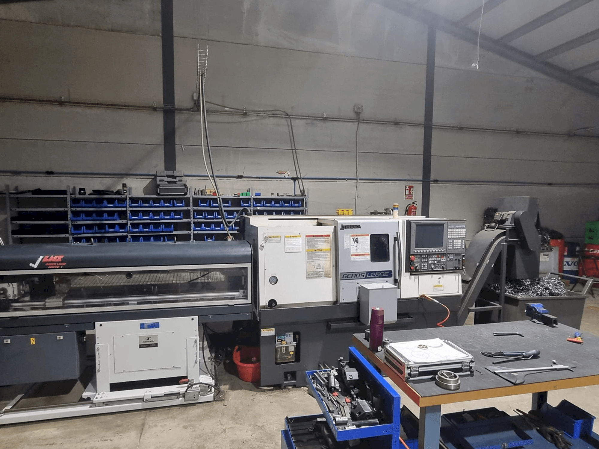 Mašīnas Okuma L250E pretskats