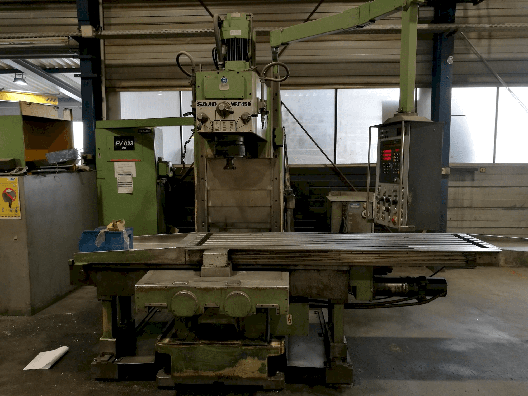 Mašīnas SAJO VBF450 pretskats