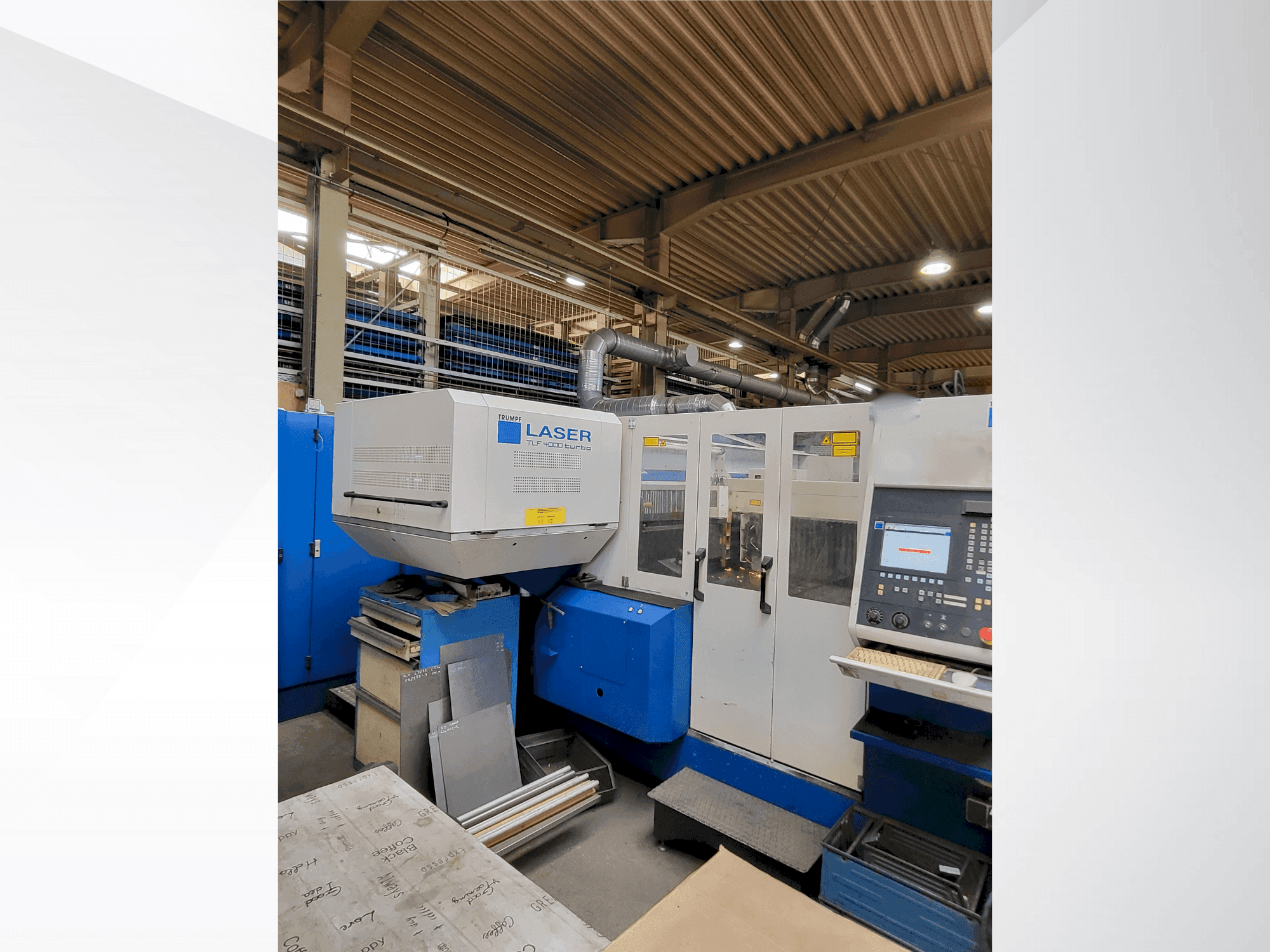 Mašīnas TRUMPF Trumatic L3030 4KW (CO2) pretskats