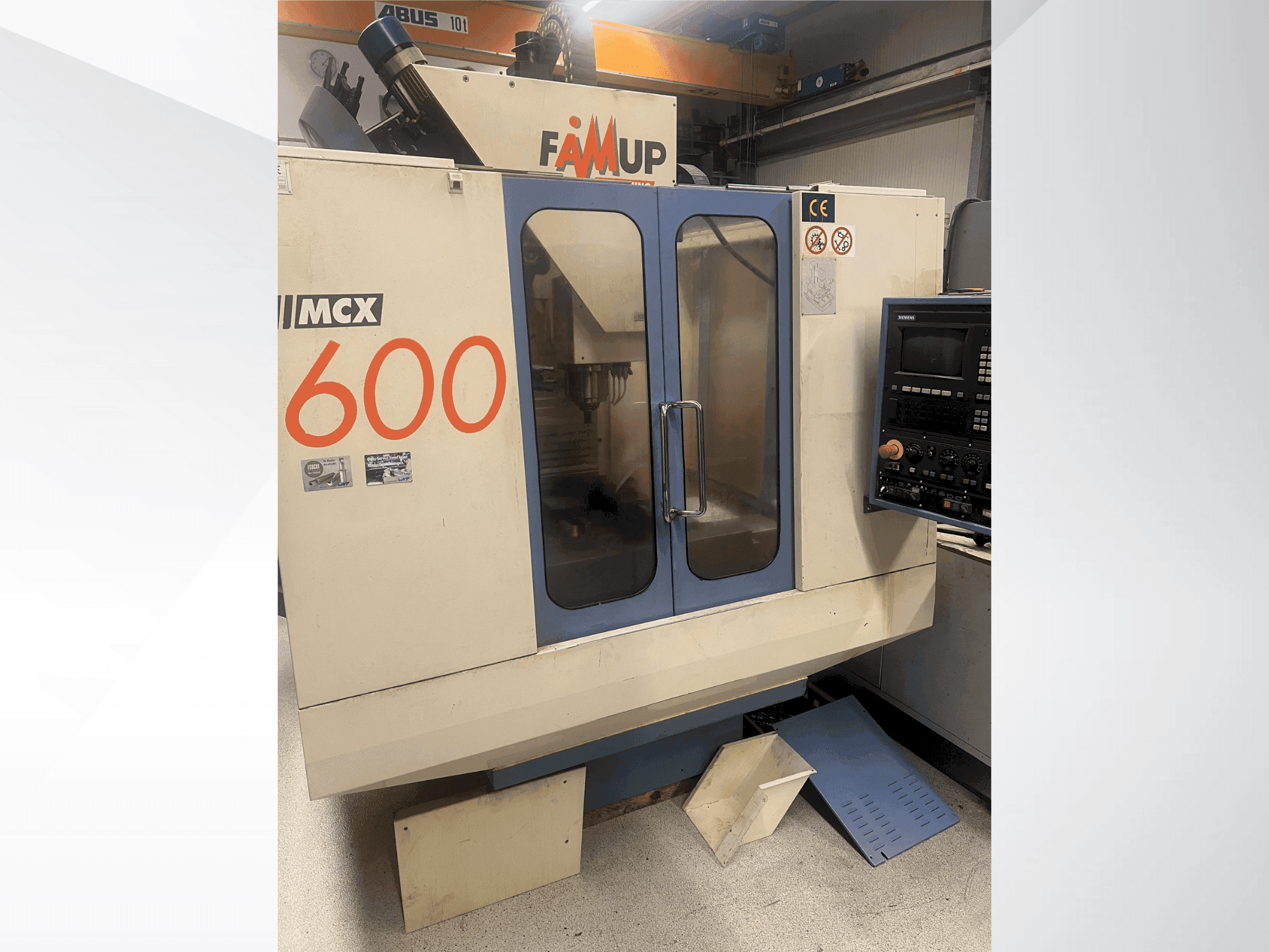 Mašīnas FAMUP MCX 600 pretskats