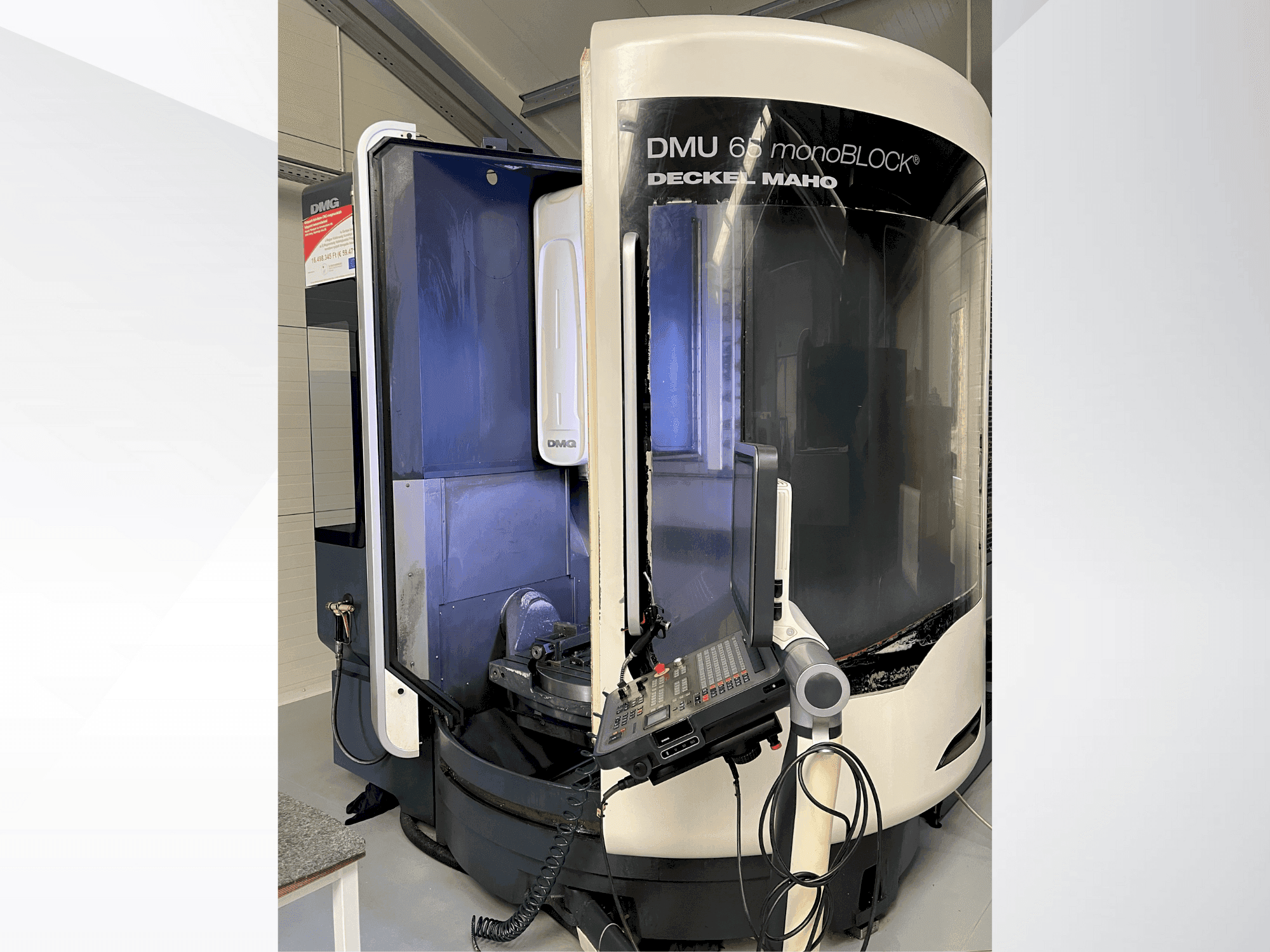 Mašīnas DECKEL MAHO DMU 65 monoBLOCK pretskats