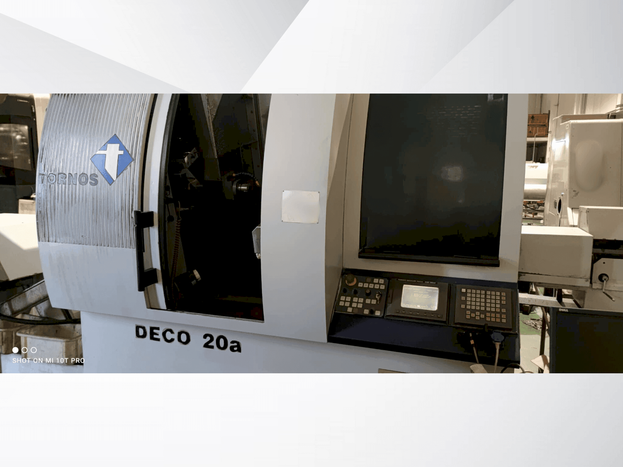 Mašīnas Tornos-Bechler Deco 20a pretskats