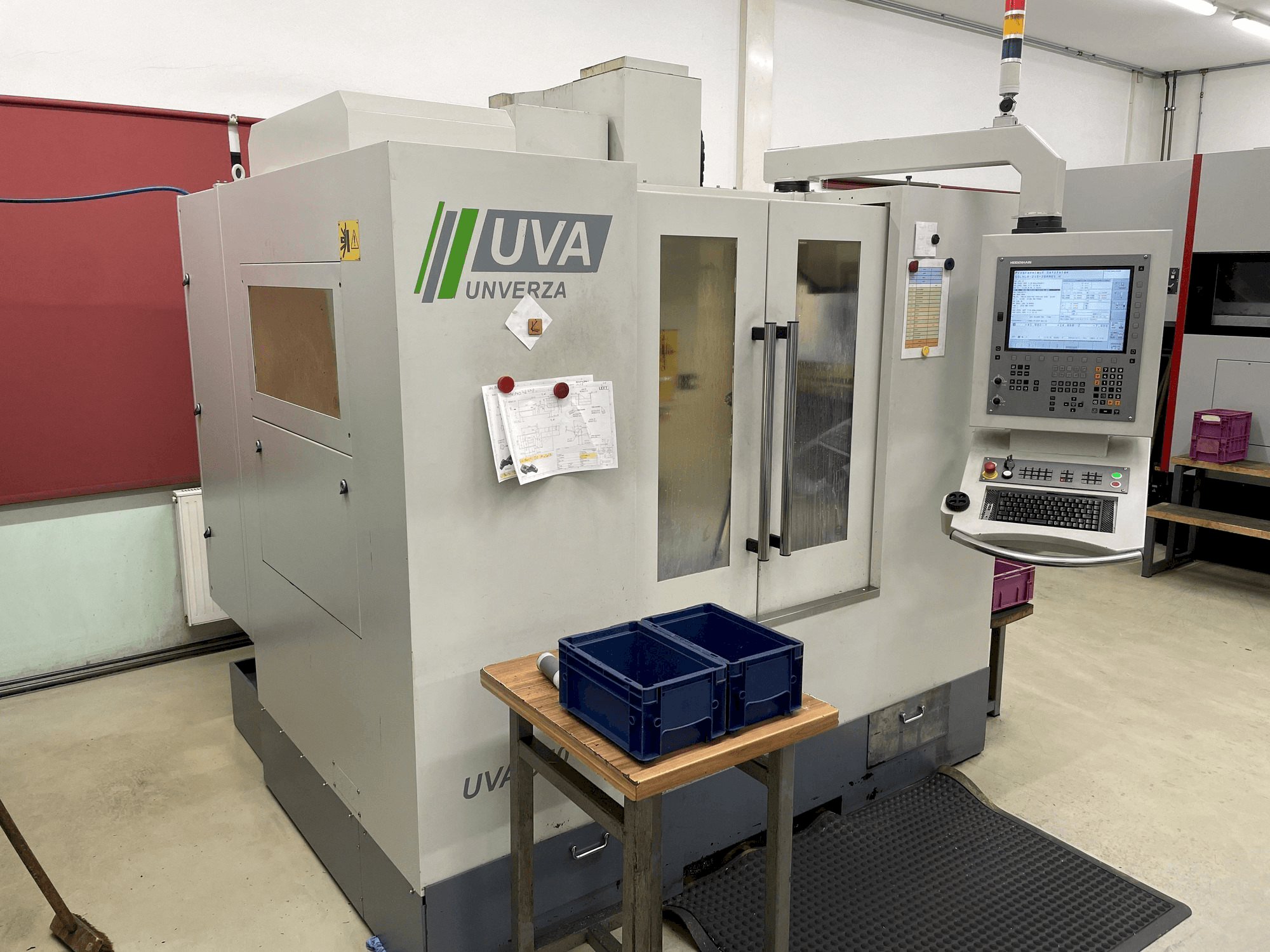 Mašīnas HOMMEL UNVERZAGT UVA 550 Plus pretskats