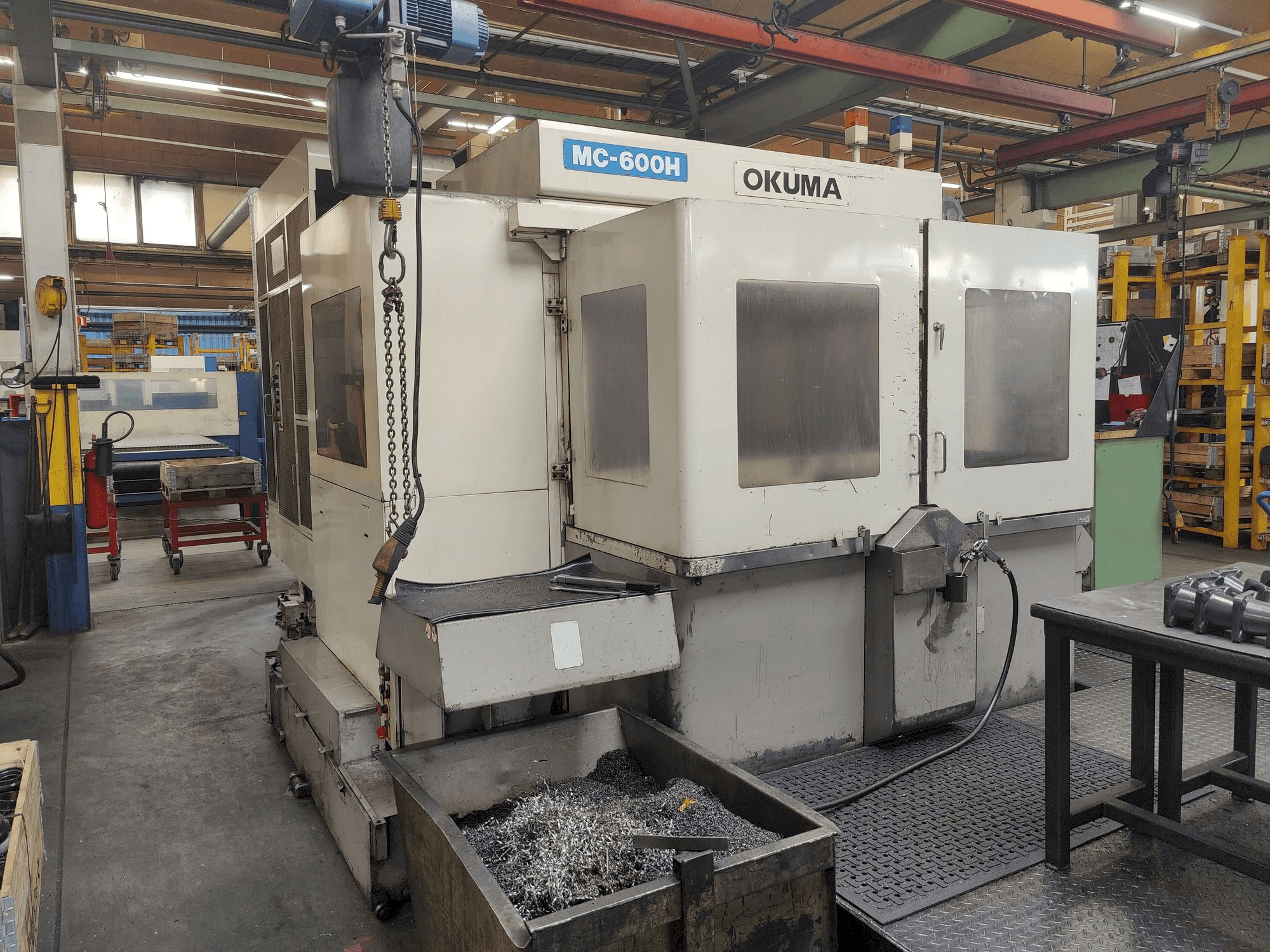 Mašīnas Okuma MC-600 H pretskats