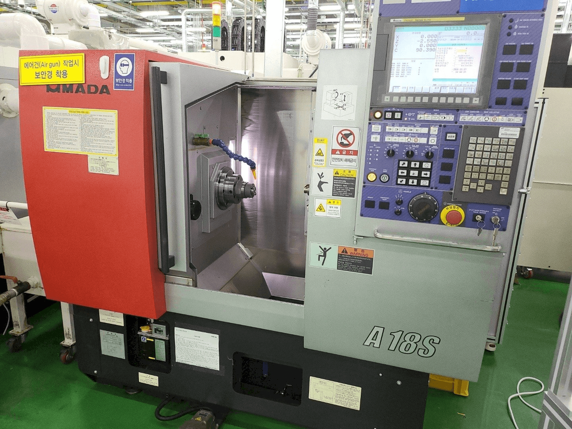 Mašīnas AMADA A-18S pretskats