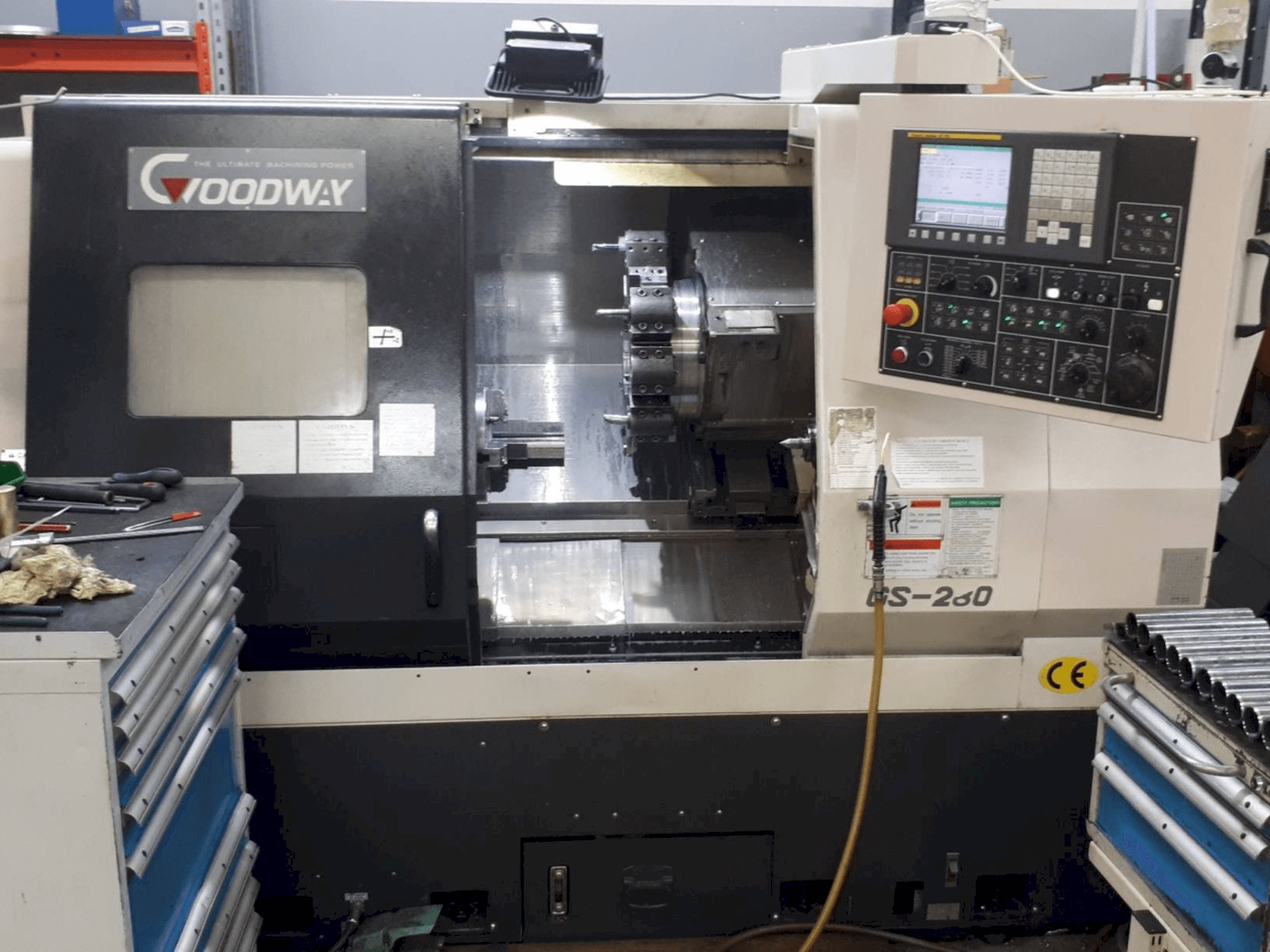 Mašīnas Goodway GS-280 pretskats
