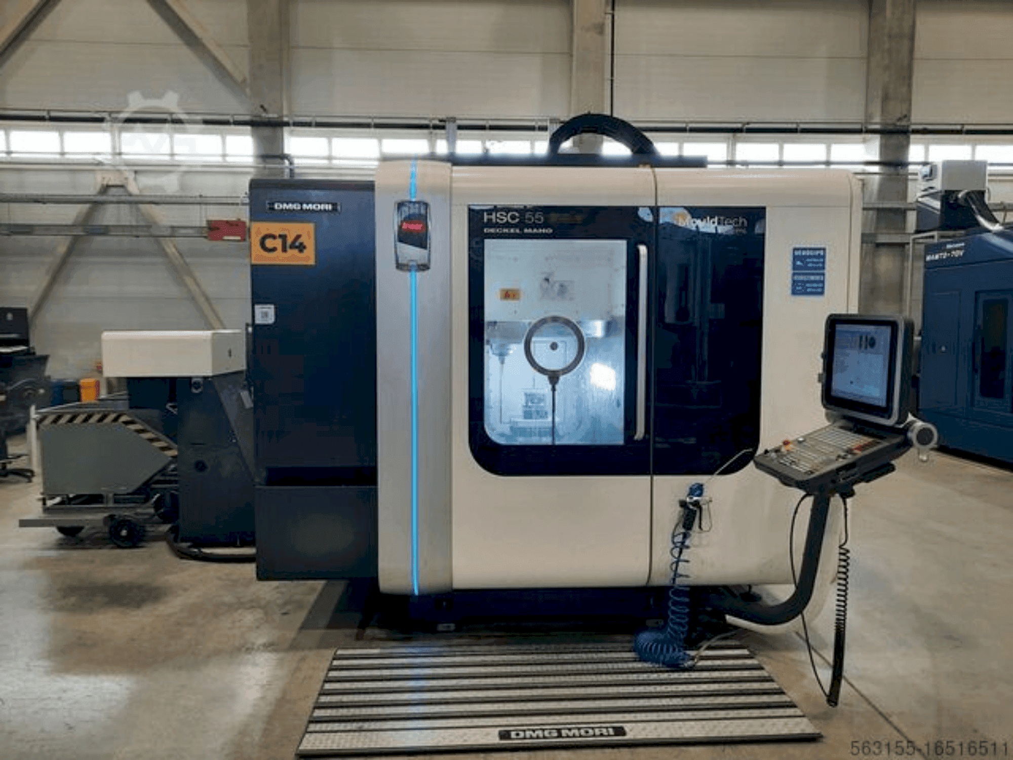 Mašīnas DMG MORI HSC 55 linear pretskats