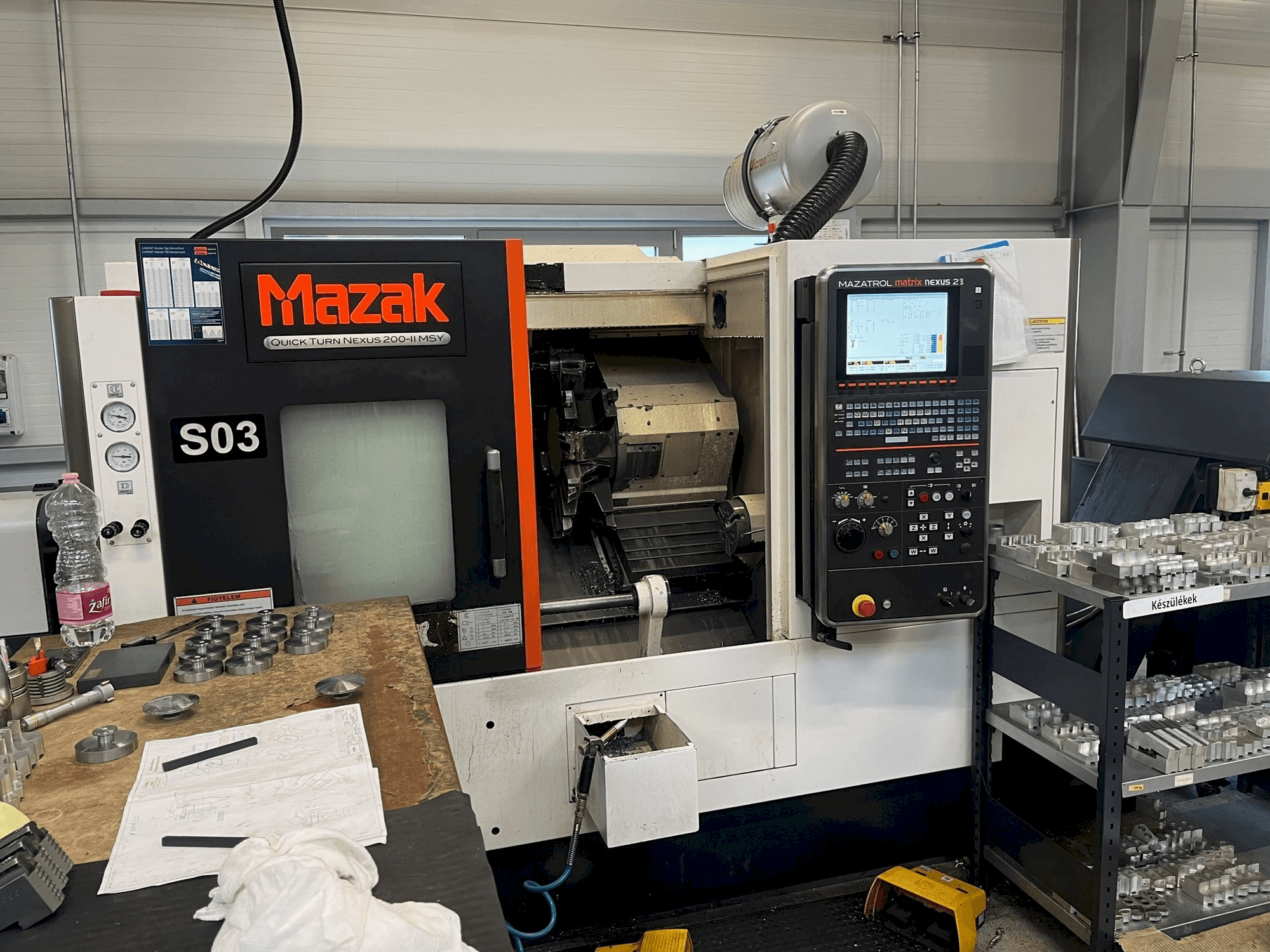Mašīnas Mazak QTN200-MSY V6 pretskats